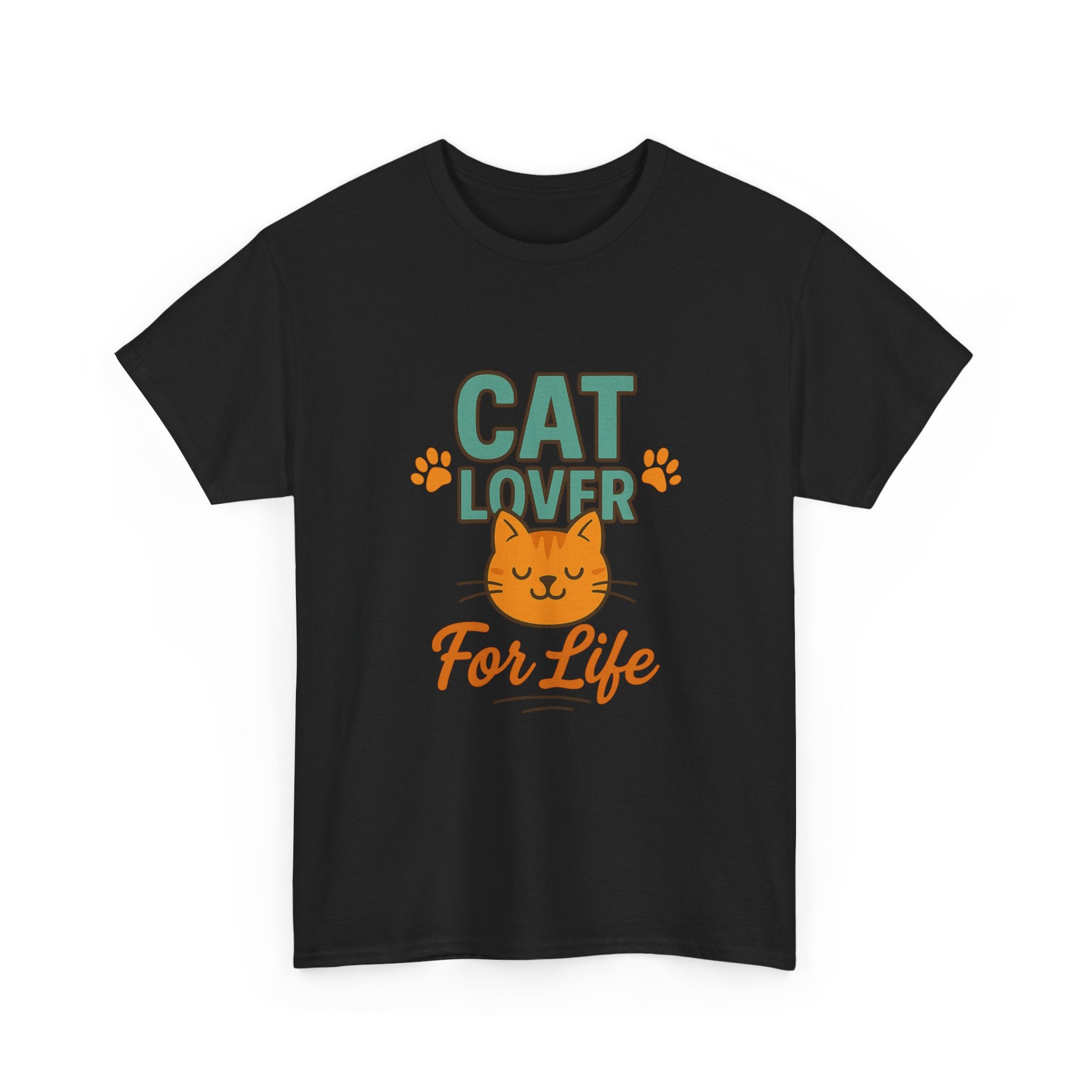 Cats Are My Happy Place T-Shirt | Cat Lover Gift | Graphic Tee