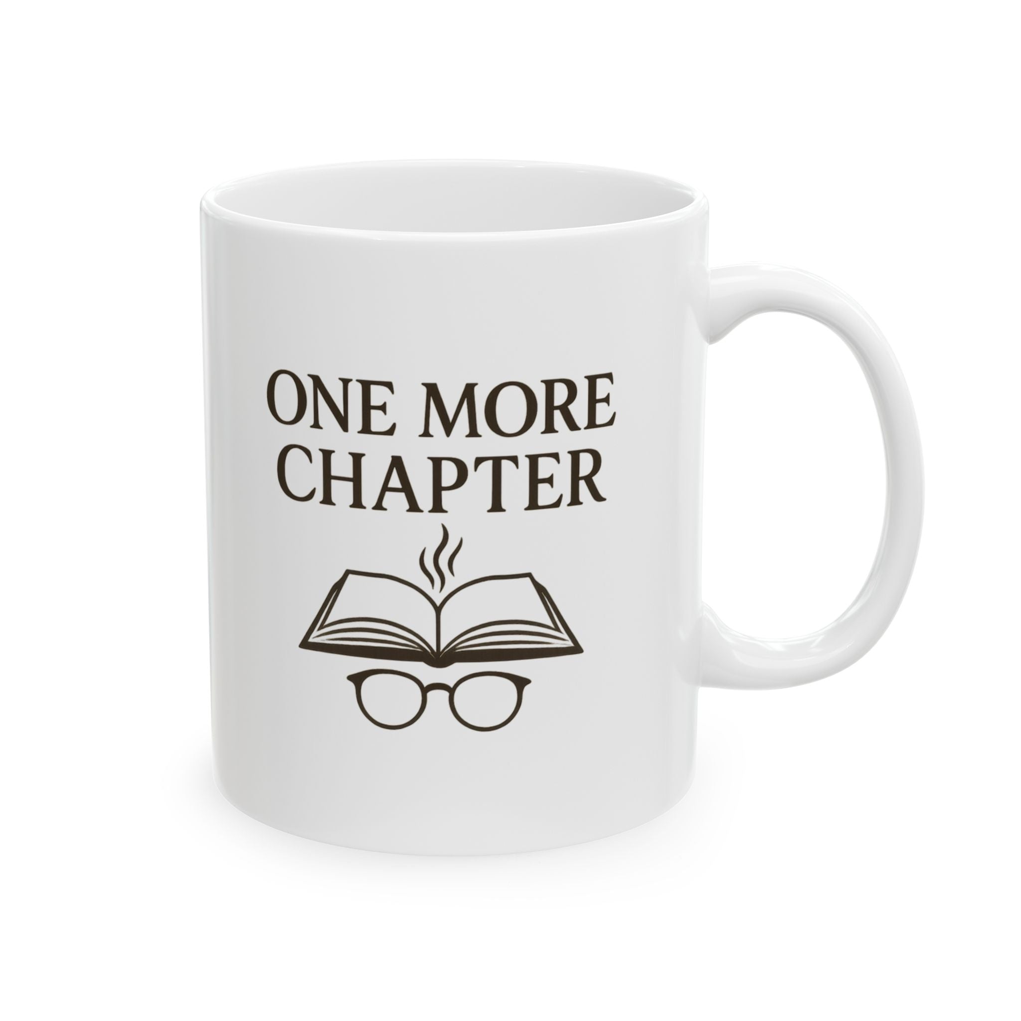 Bookworm One More Chapter Coffee Mug | Unique Gift | Ceramic Mug
