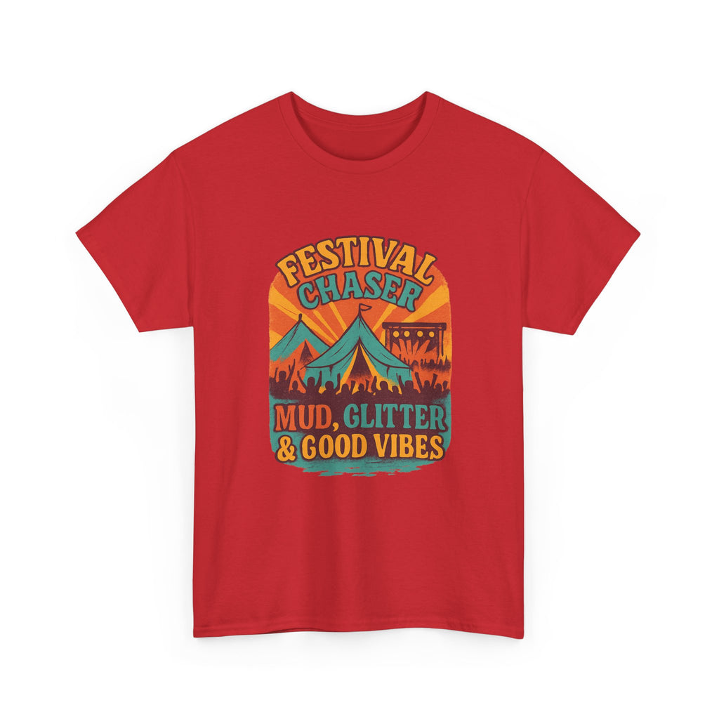 Festival Chaser Mud Glitter And Good Vibes T-Shirt | Unique Gift | Graphic Tee
