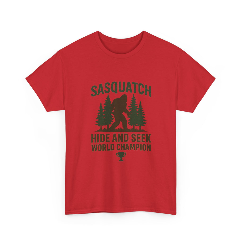 Sasquatch Hide And Seek World Champion T-Shirt | Unique Gift | Graphic Tee