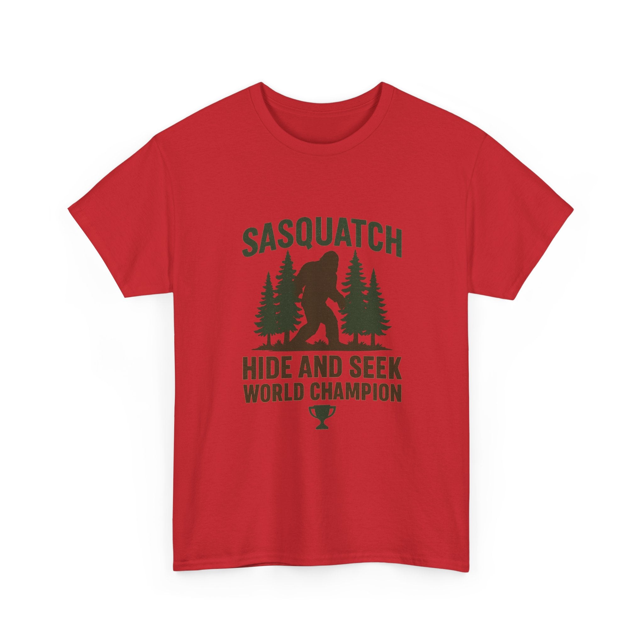 Sasquatch Hide And Seek World Champion T-Shirt | Unique Gift | Graphic Tee