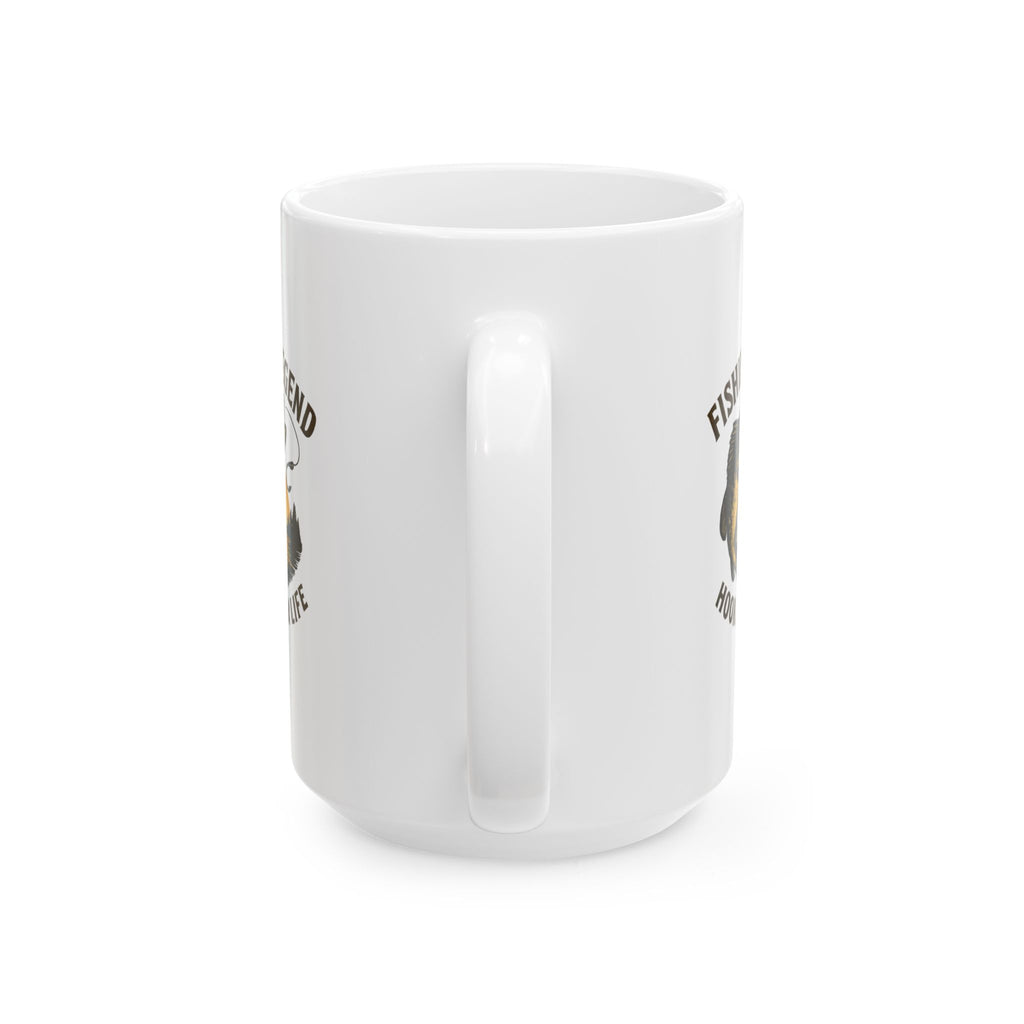 Fishing Legend Hooked For Life Coffee Mug | Fishing Lover Gift | Ceramic Mug