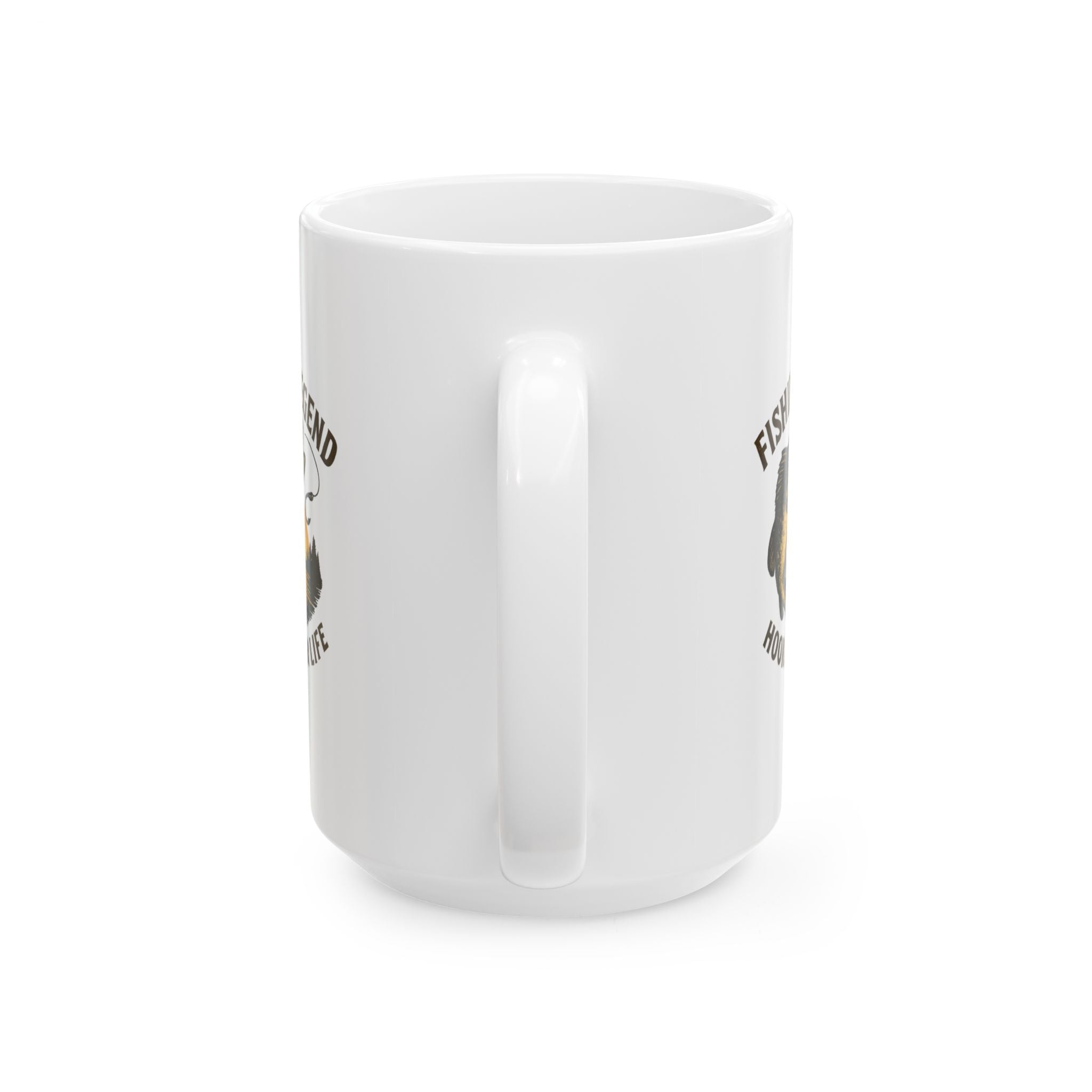 Fishing Legend Hooked For Life Coffee Mug | Fishing Lover Gift | Ceramic Mug