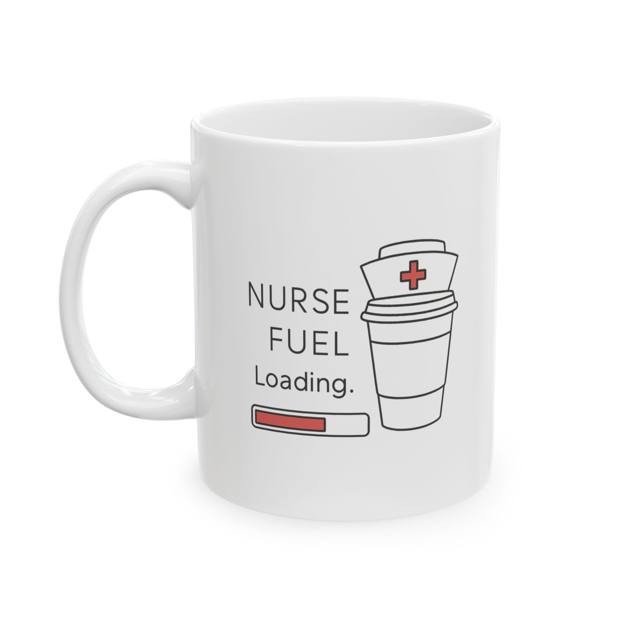 This Is Nurse Fuel Coffee Mug | Funny Nurse Coffee Humor | Ceramic Mug