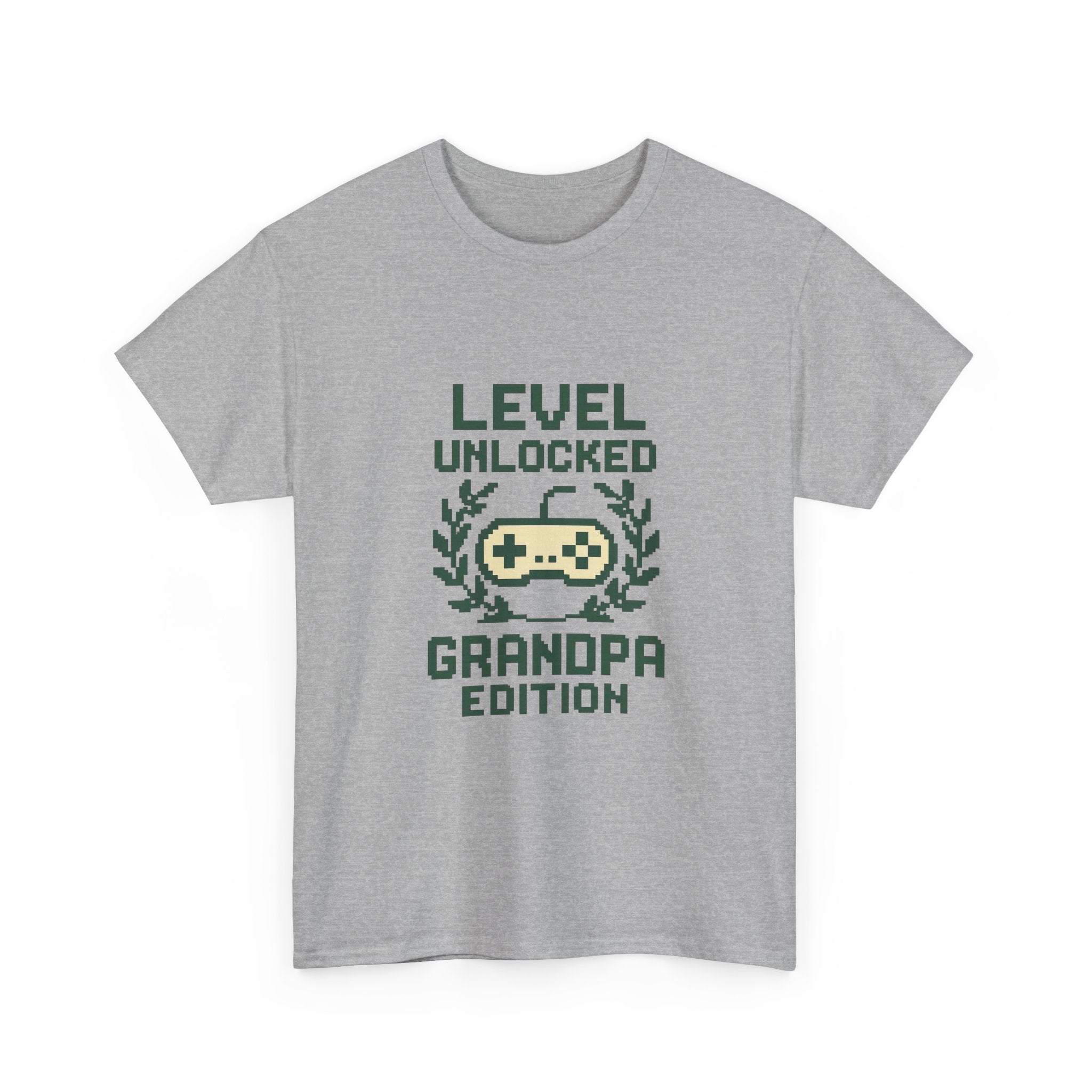 Gamer Grandpa Level Unlocked Grandpa Edition T-Shirt | Gift for Grandpa | Graphic Tee