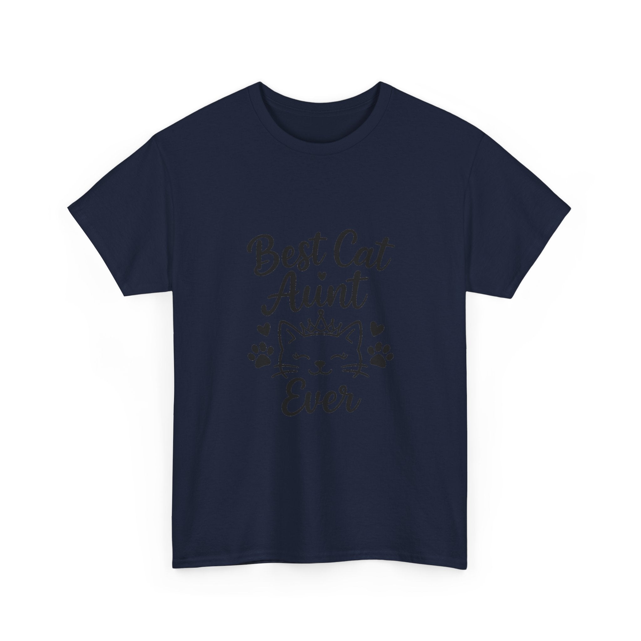 Best Cat Aunt Ever Auntie T-Shirt | Cat Lover Gift | Graphic Tee