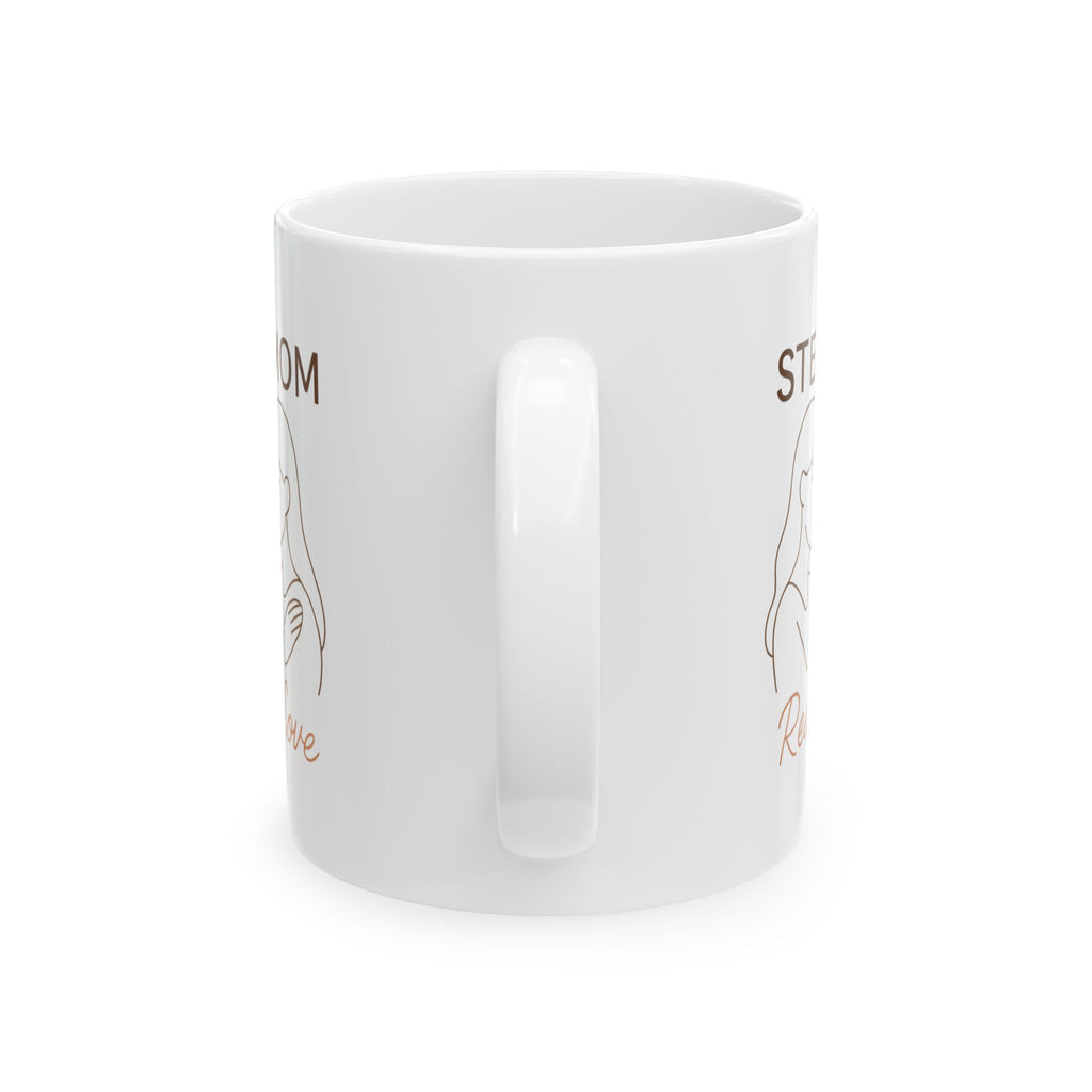Stepmom Love Is Real Love Coffee Mug | Blended Family Gift | Ceramic Mug