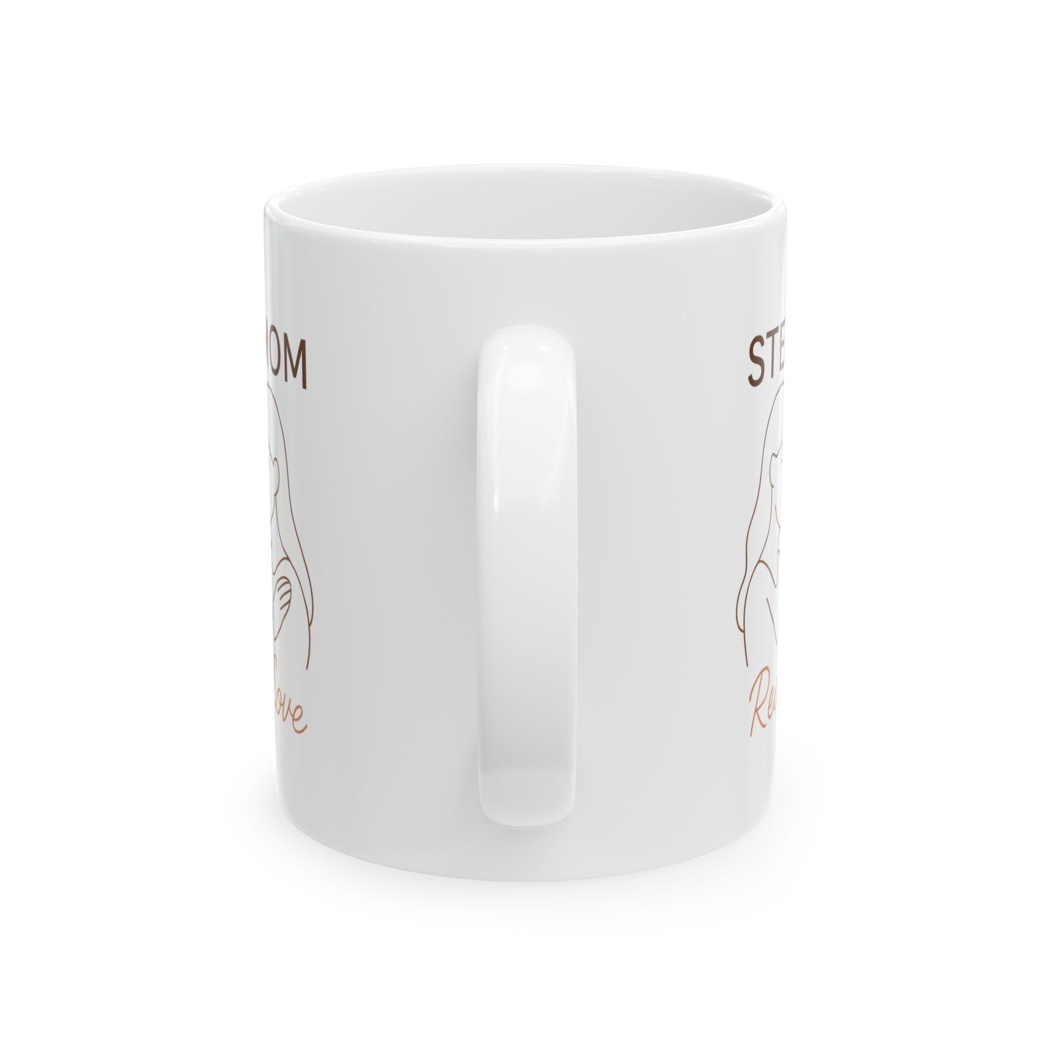 Stepmom Love Is Real Love Coffee Mug | Blended Family Gift | Ceramic Mug