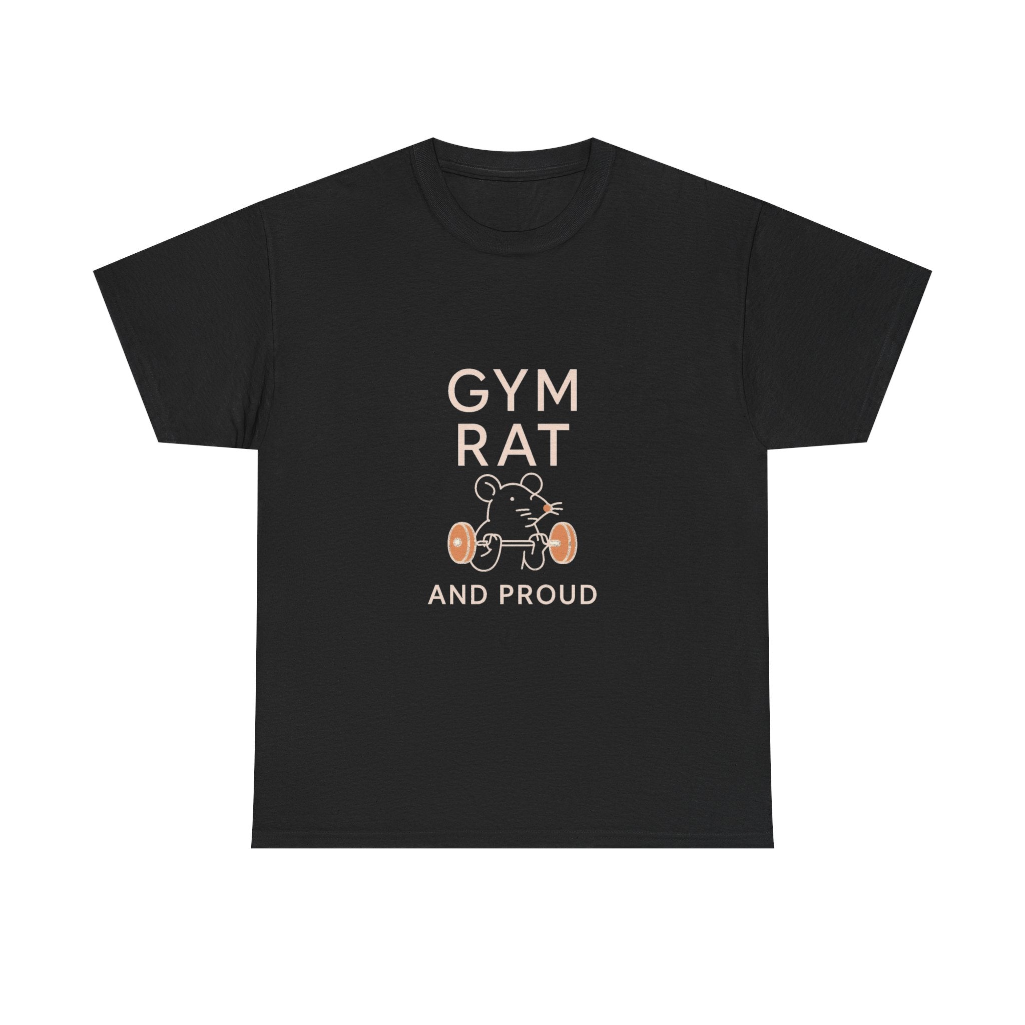 Full Time Gym Rat Part Time Human T-Shirt | Funny Fitness Humor | Graphic Tee