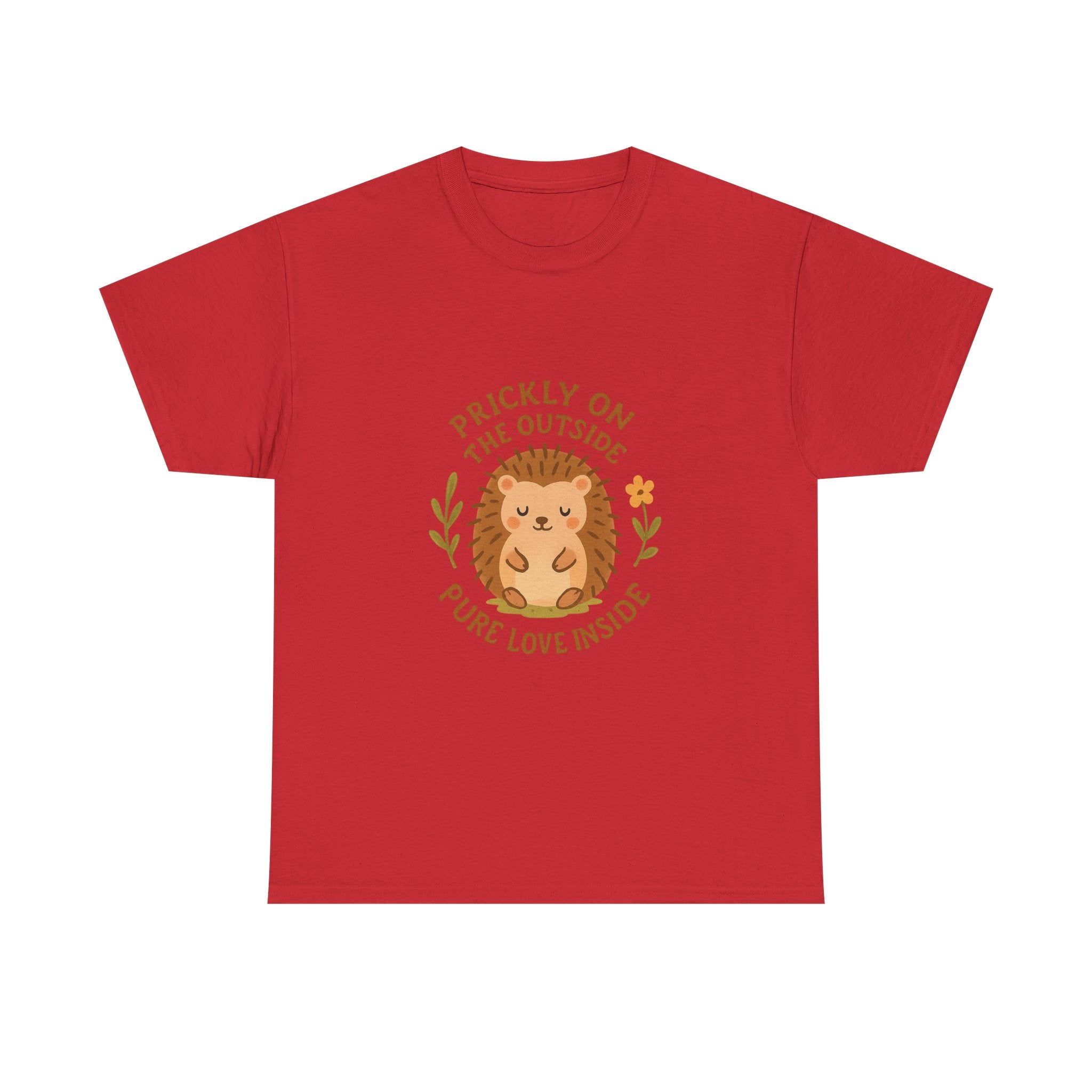 Hedgehog Dad Prickly On The Outside Pure Love Inside T-Shirt