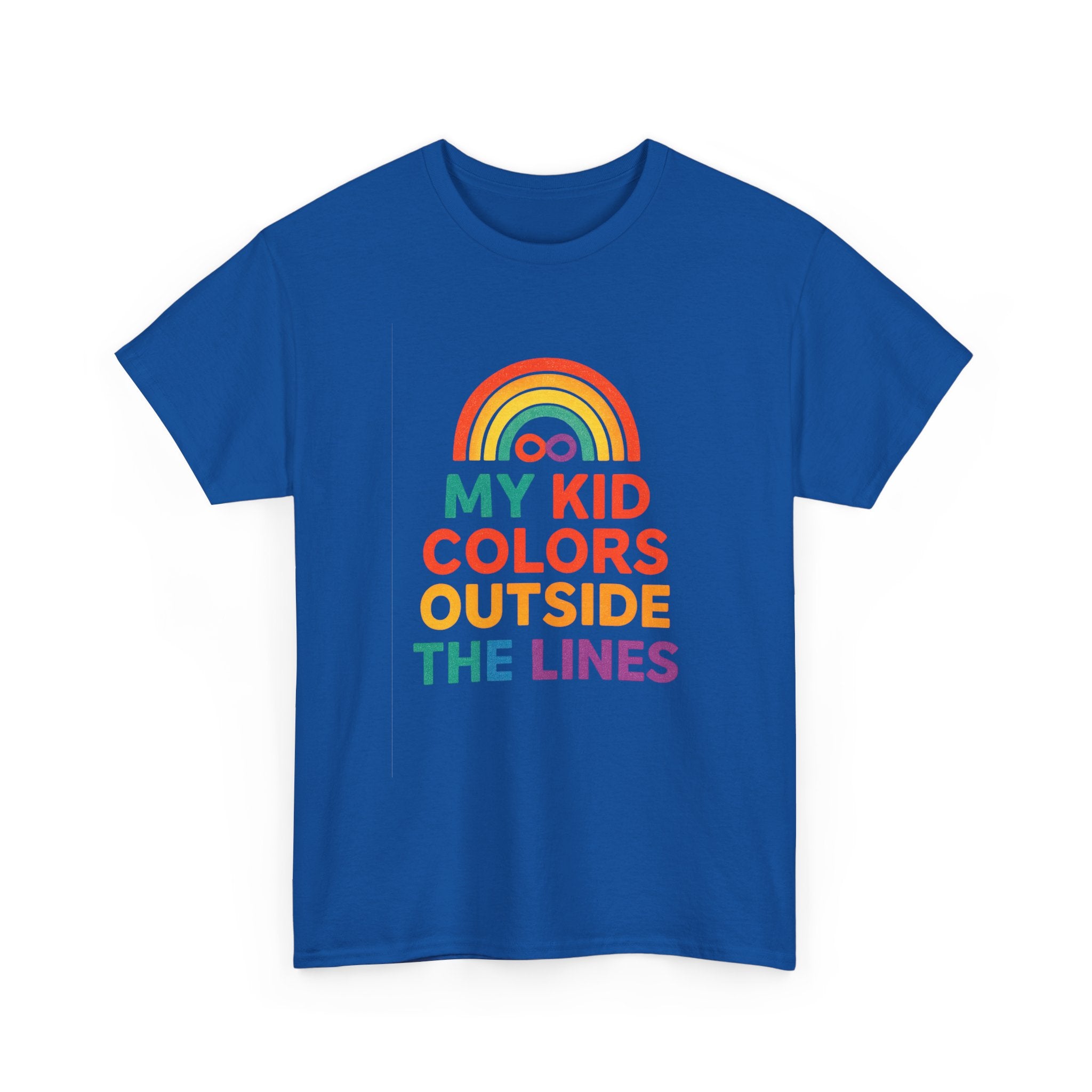 Autism Parent My Kid Colors Outside The Lines T-Shirt