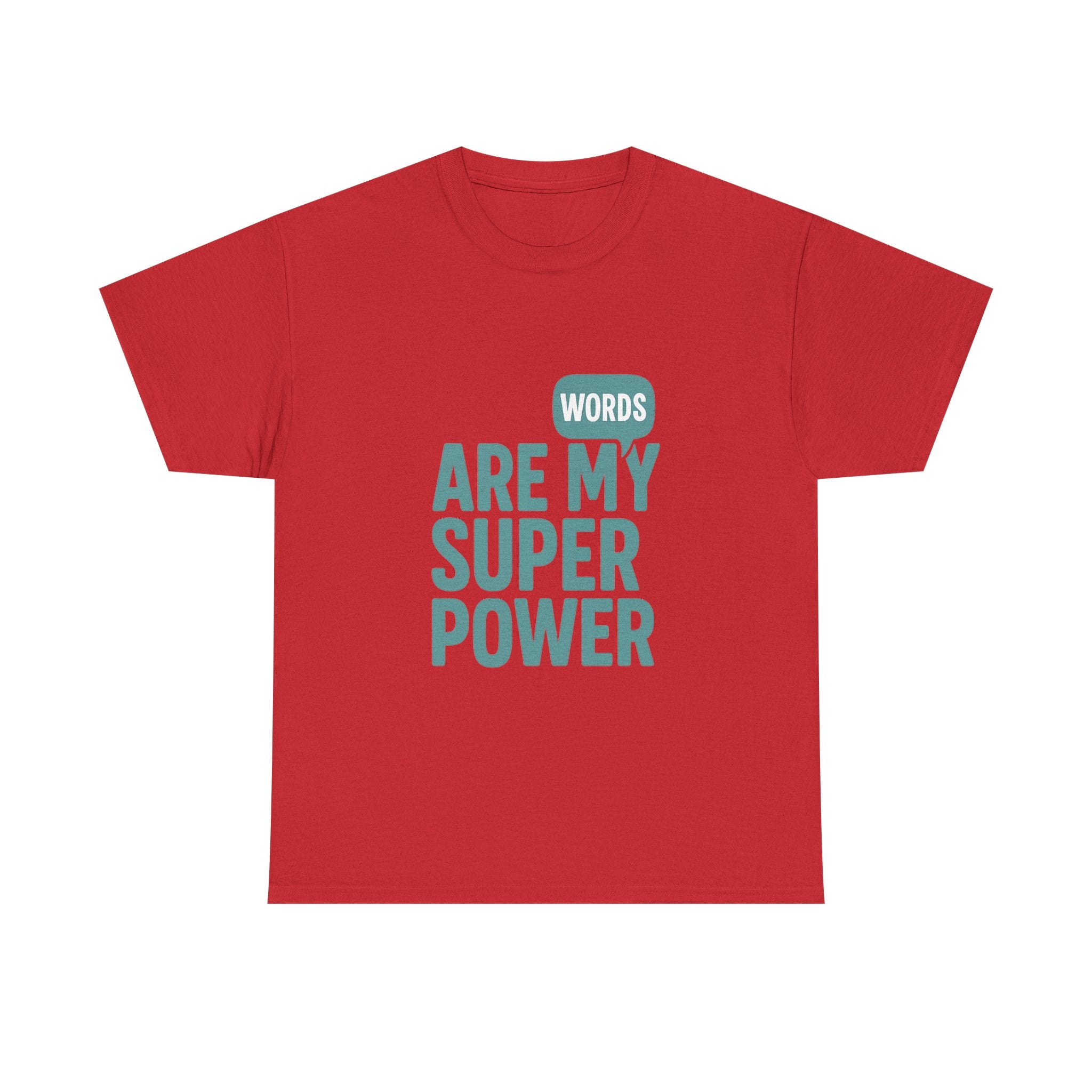 Speech Therapist Words Are My Superpower T-Shirt | Unique Gift | Graphic Tee