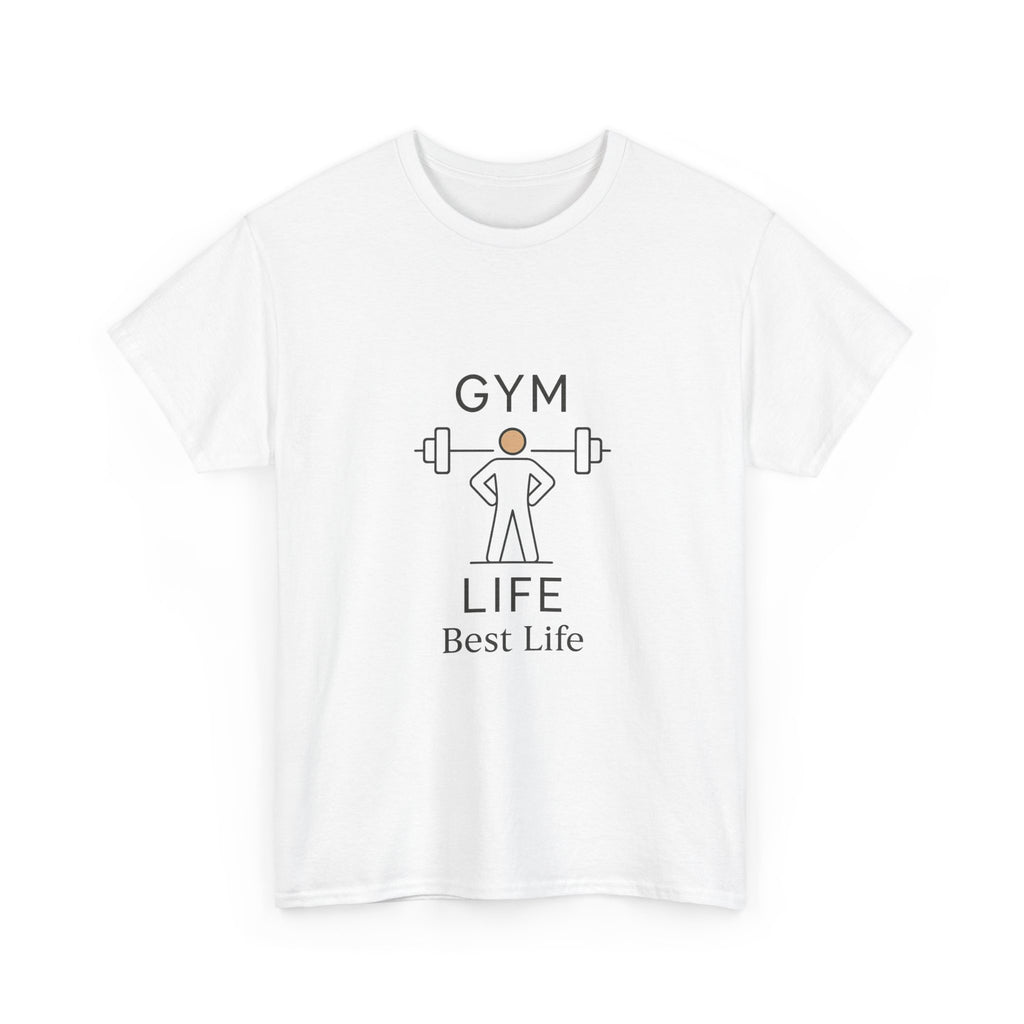 Gym Life Coffee And Iron T-Shirt | Funny Fitness Gift | Graphic Tee