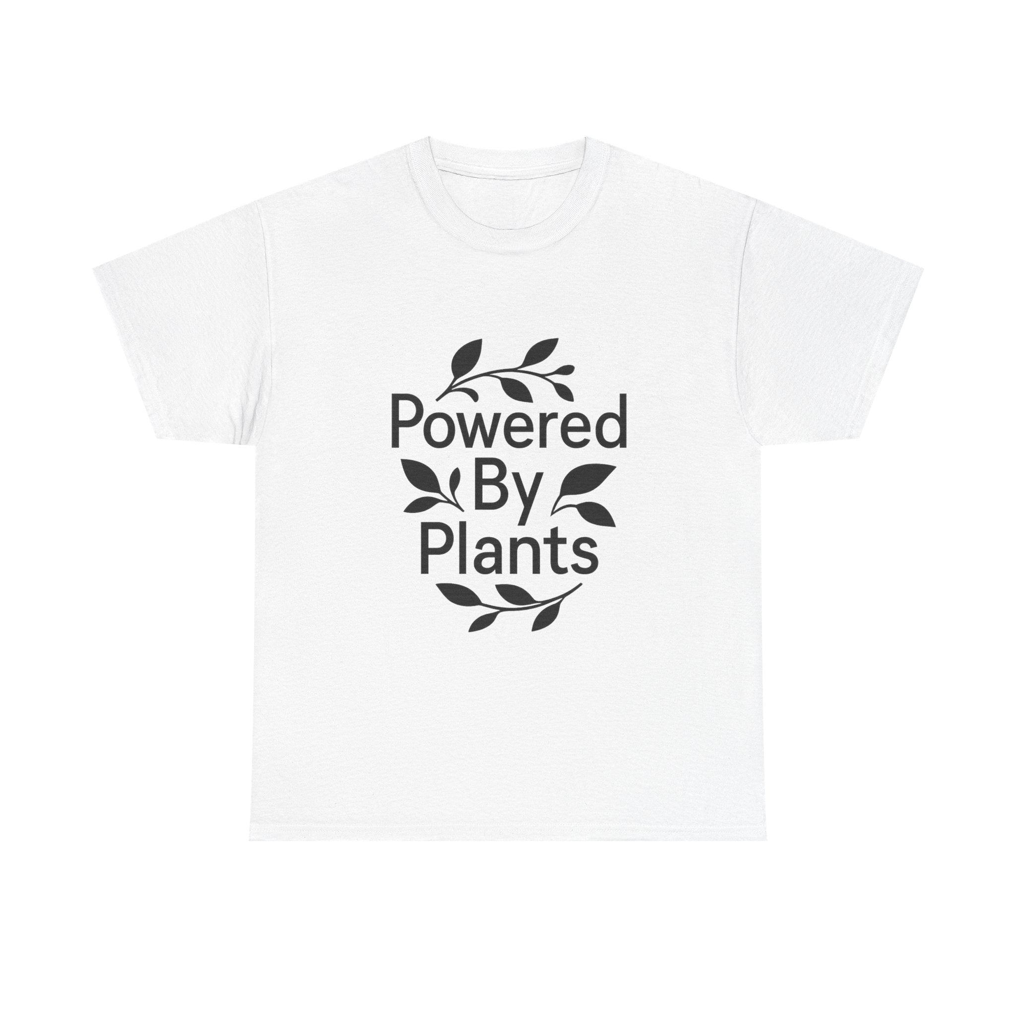 Powered By Plants Vegan T-Shirt | Unique Gift | Graphic Tee