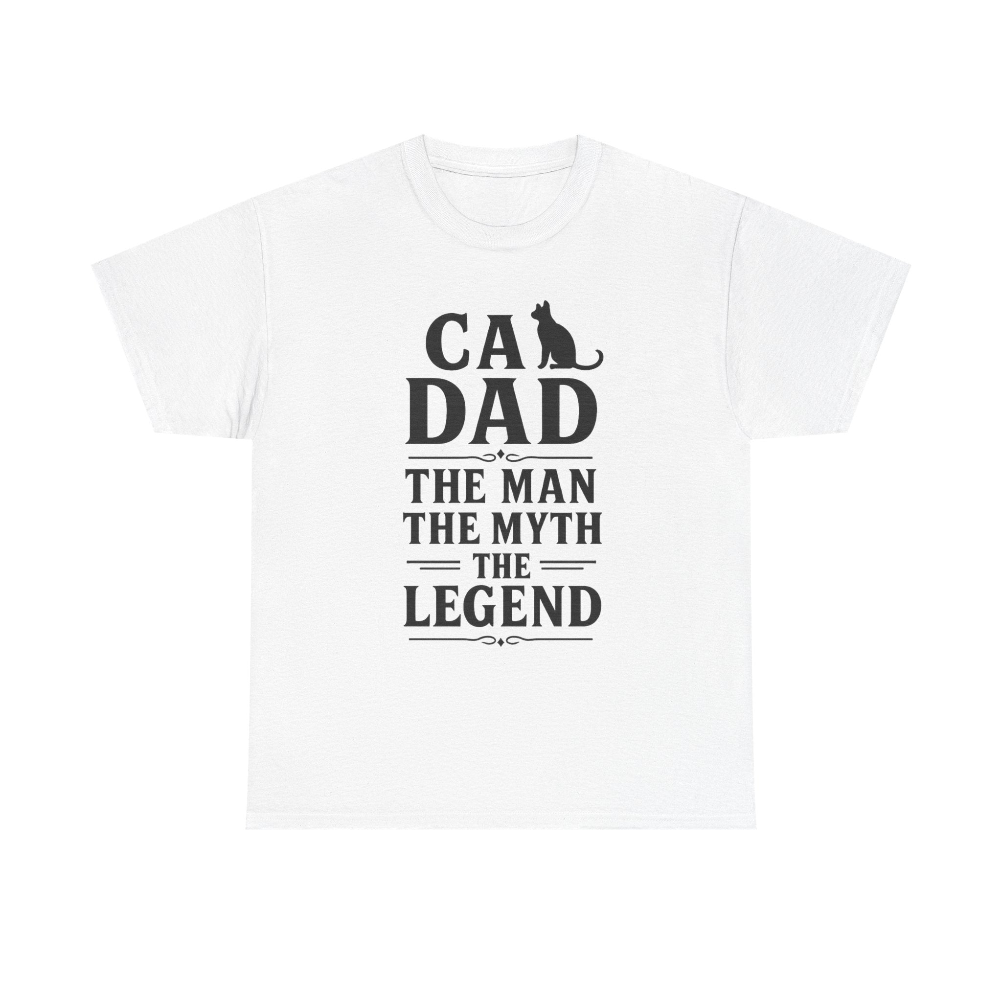 Cat Dad The Man The Myth T-Shirt | Cat Lover Gift | Graphic Tee