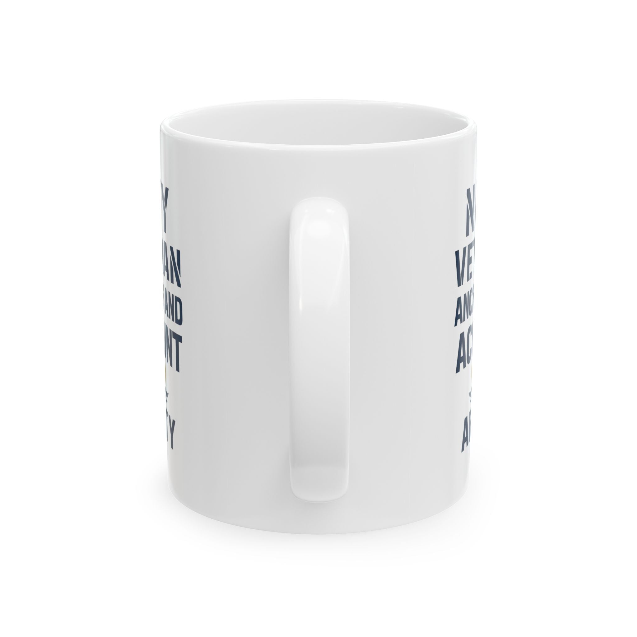 Proud Navy Veteran Anchors And Accountability Coffee Mug | Veteran Gift | Ceramic Mug