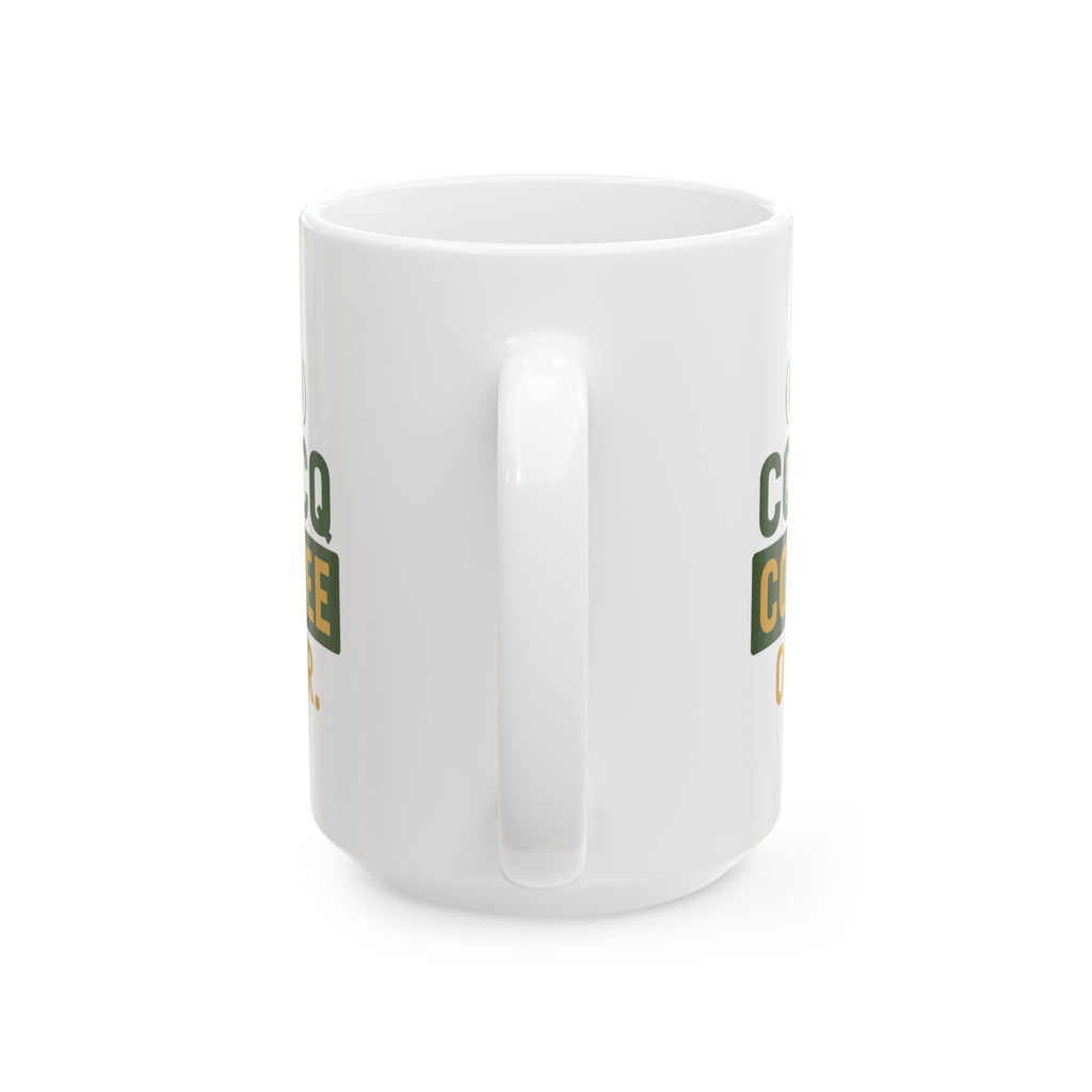 Amateur Radio Operator CQ Coffee Over Coffee Mug | Coffee Lover Gift | Ceramic Mug