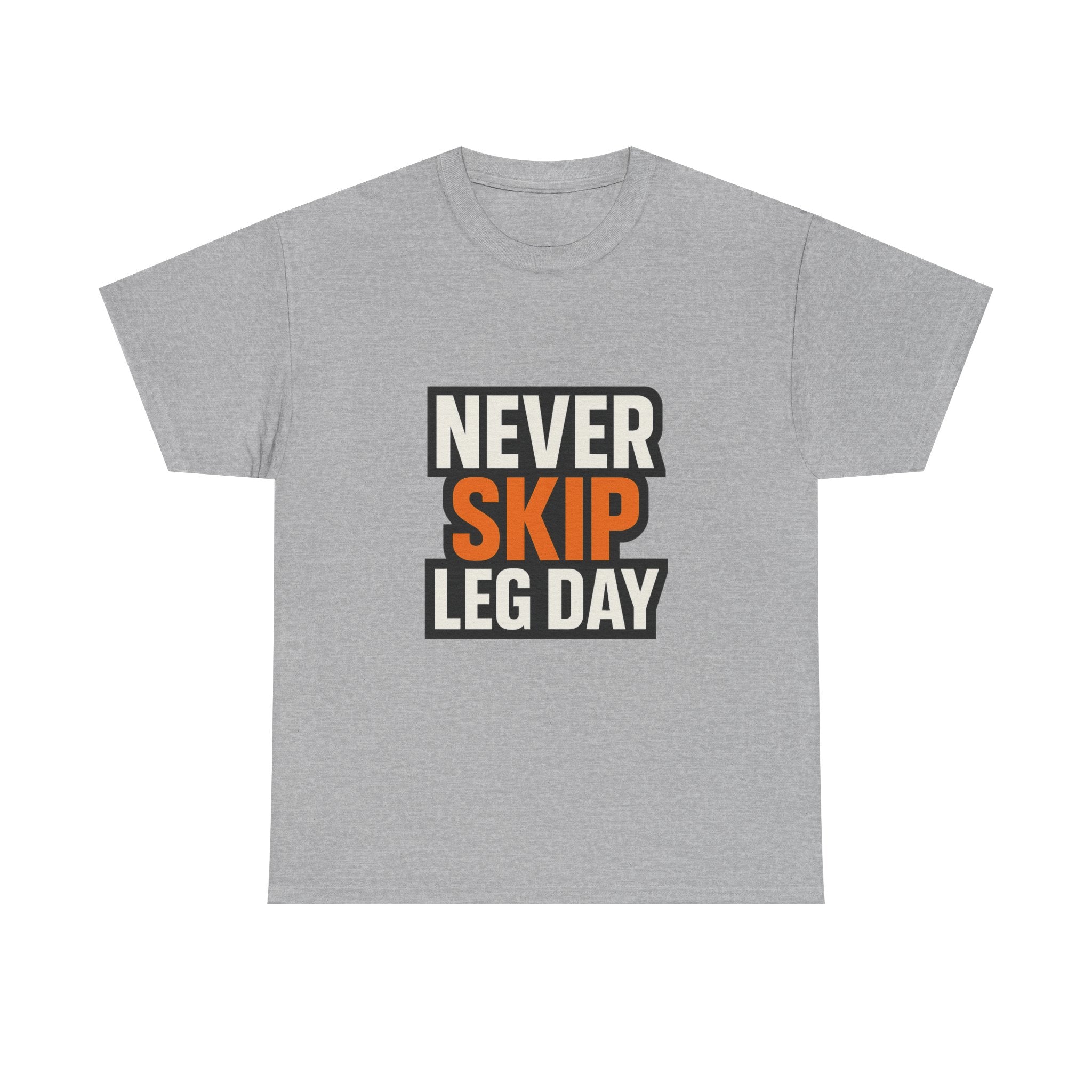 Leg Day No Excuses T-Shirt | Gym Motivation Gift | Graphic Tee