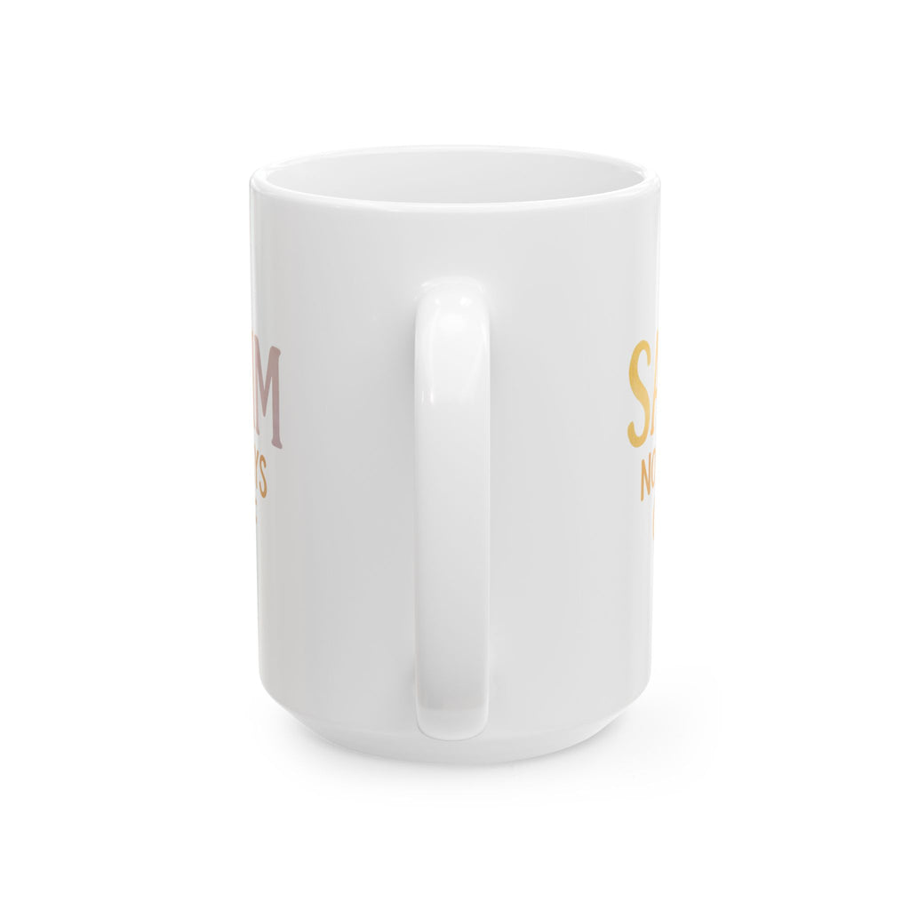 Stay At Home Mom Unpaid Overworked Undercaffeinated Coffee Mug | SAHM Humor | Ceramic Mug