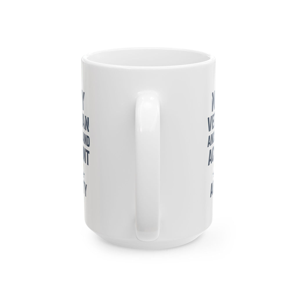 Proud Navy Veteran Anchors And Accountability Coffee Mug | Veteran Gift | Ceramic Mug