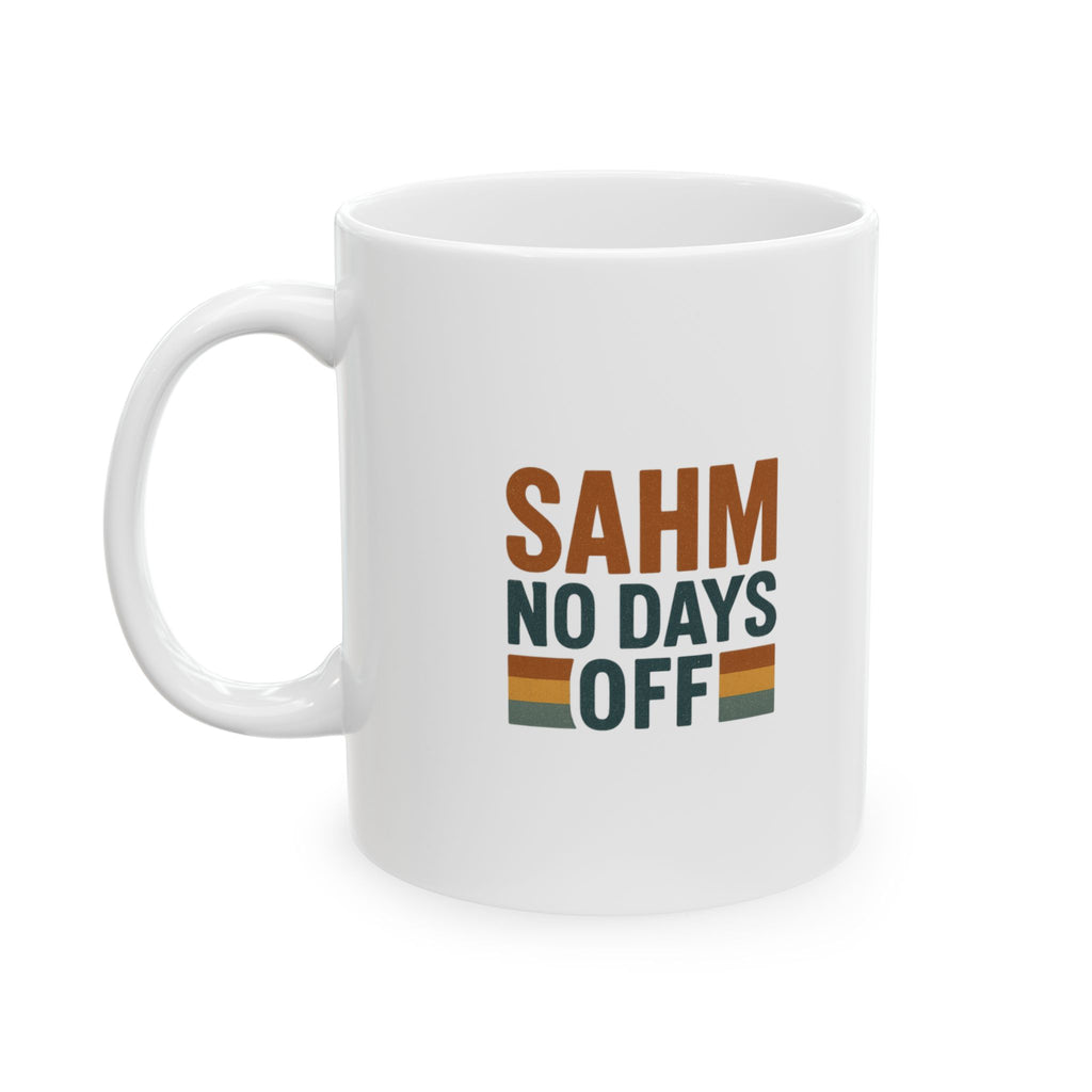 SAHM Running This Whole Show Coffee Mug | Funny Stay At Home Mom Gift | Ceramic Mug