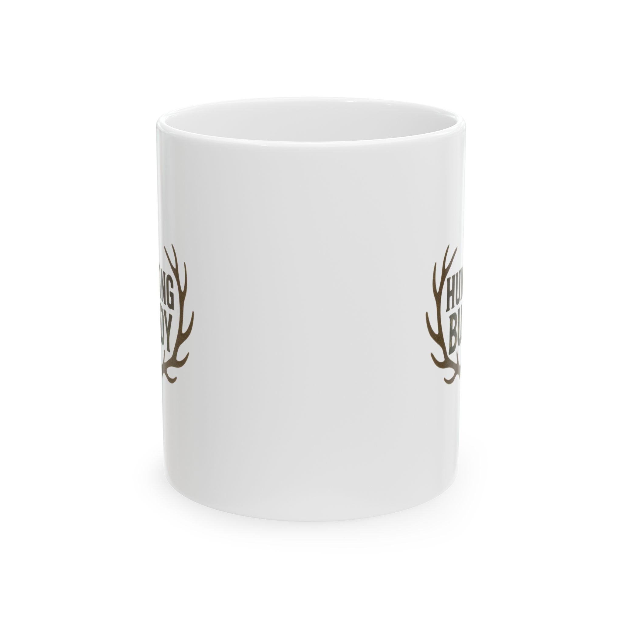 Hunting Buddy Deer Antler Coffee Mug | Unique Gift | Ceramic Mug