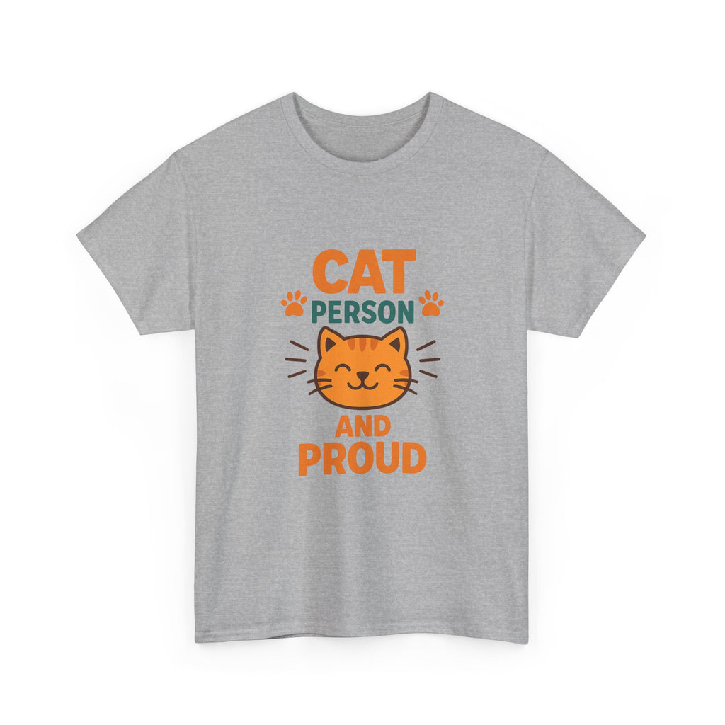 Certified Cat Person No Apologies T-Shirt | Cat Lover Gift | Graphic Tee