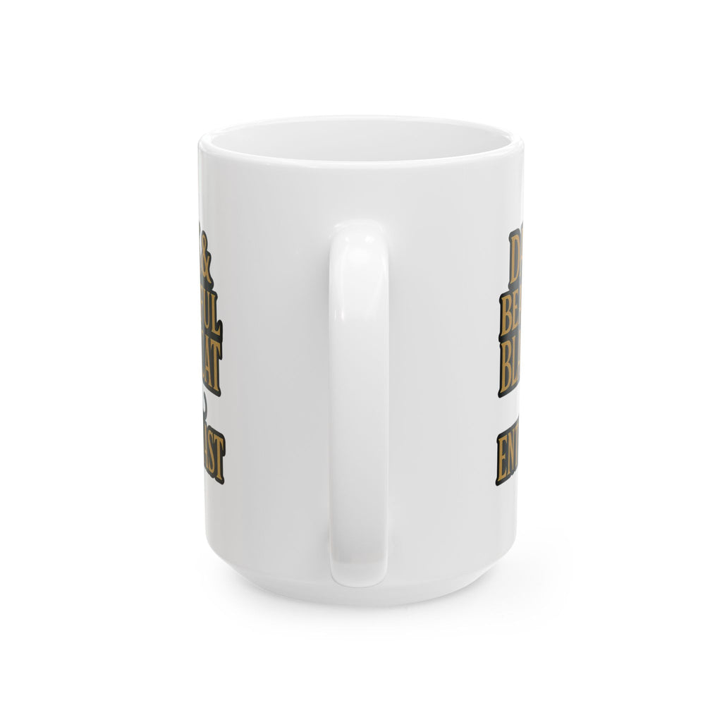 Black Cat Enthusiast Dark And Beautiful Coffee Mug | Cat Lover Gift | Ceramic Mug