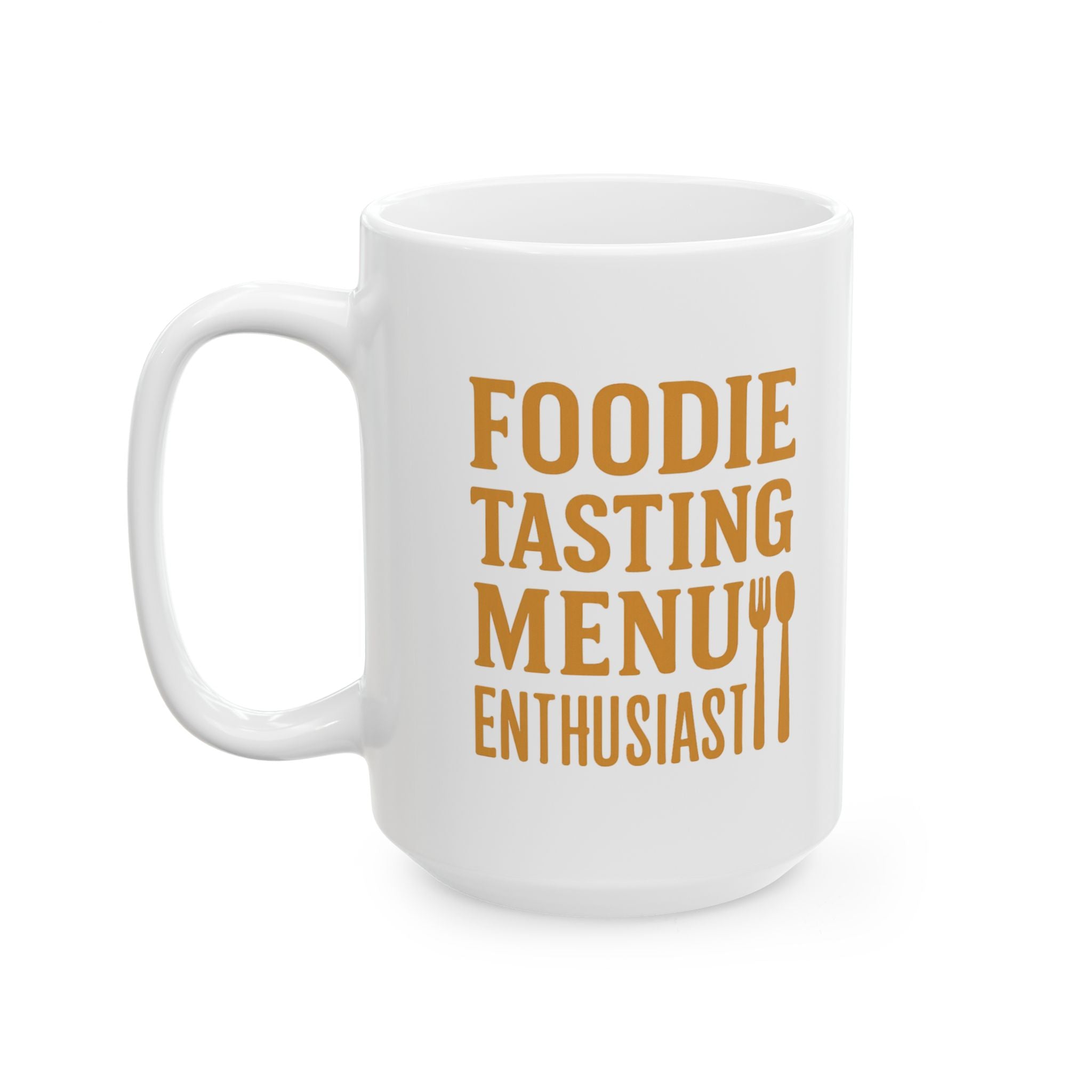 Foodie Tasting Menu Enthusiast Coffee Mug | Unique Gift | Ceramic Mug