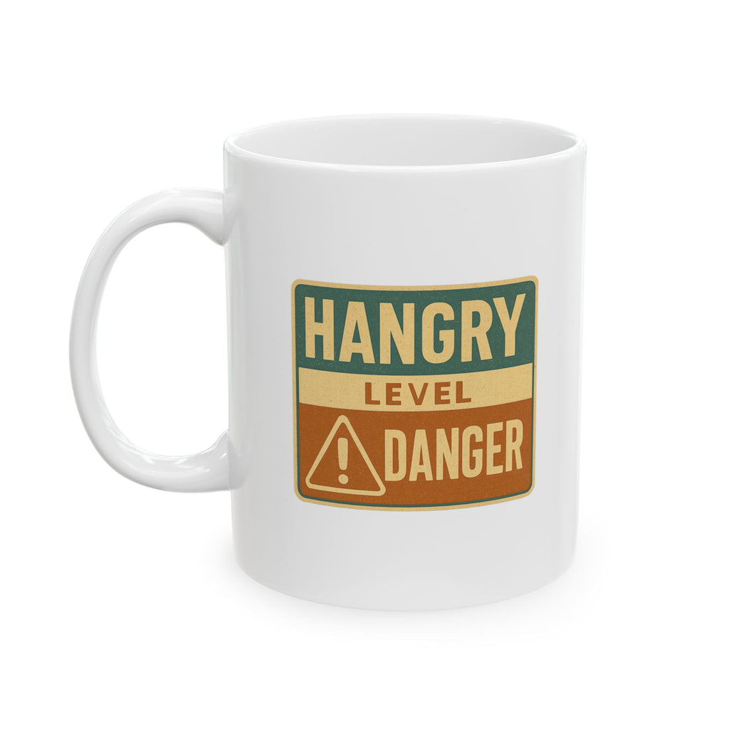 Easily Distracted By Food And Coffee Coffee Mug | Hangry Humor Gift | Ceramic Mug