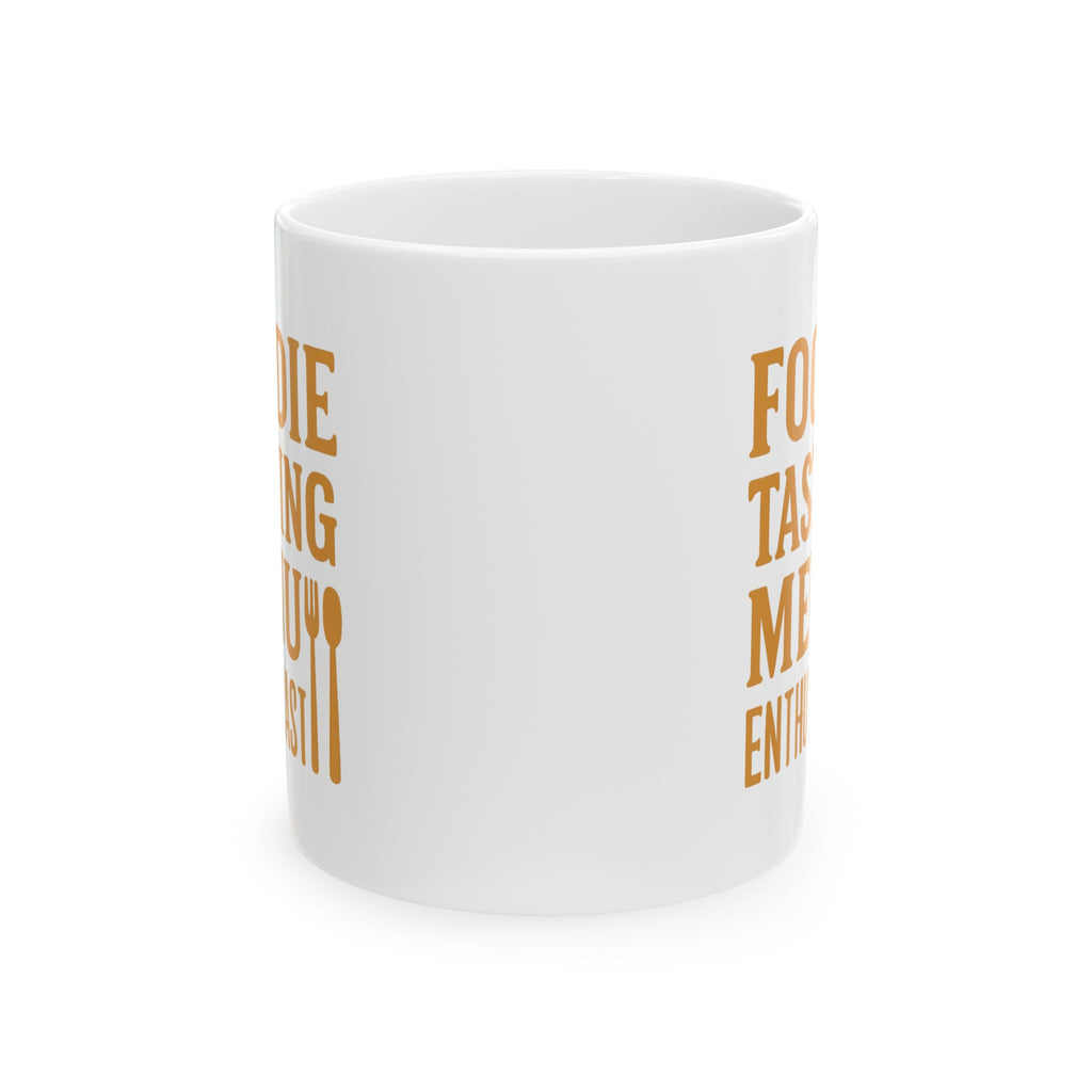 Foodie Tasting Menu Enthusiast Coffee Mug | Unique Gift | Ceramic Mug