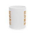 Foodie Tasting Menu Enthusiast Coffee Mug | Unique Gift | Ceramic Mug
