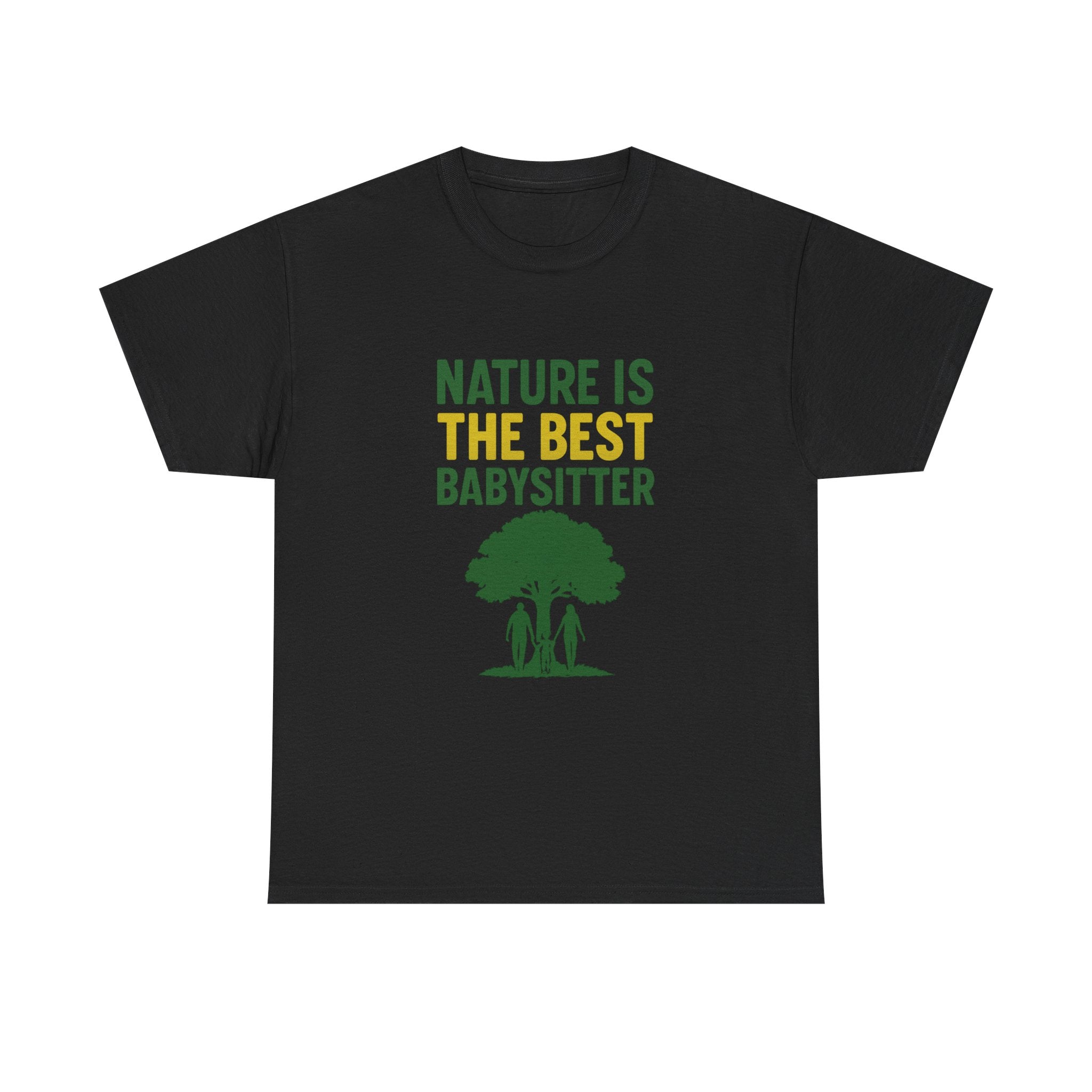 Hiking Mom Nature Is The Best Babysitter T-Shirt | Gift for Mom | Graphic Tee