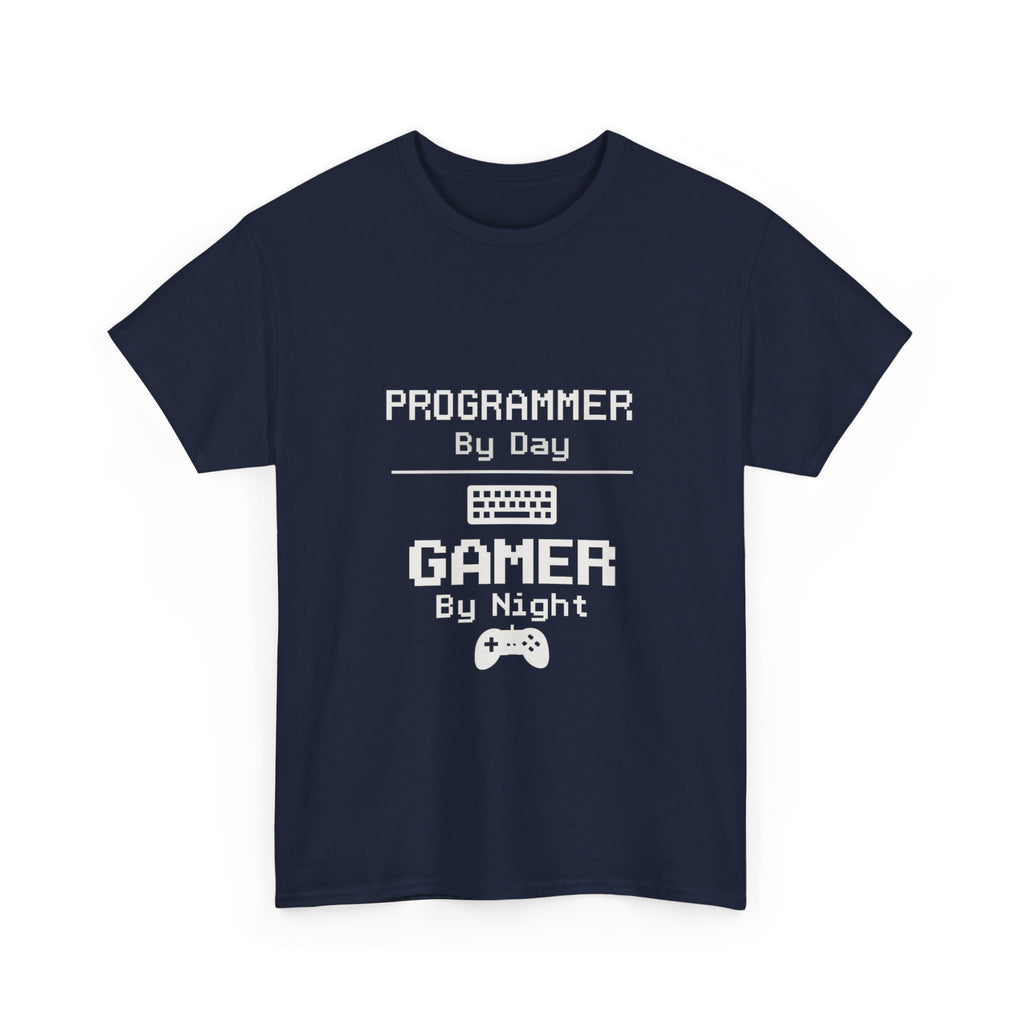 Programmer By Day Gamer By Night T-Shirt | Programmer Gift | Graphic Tee