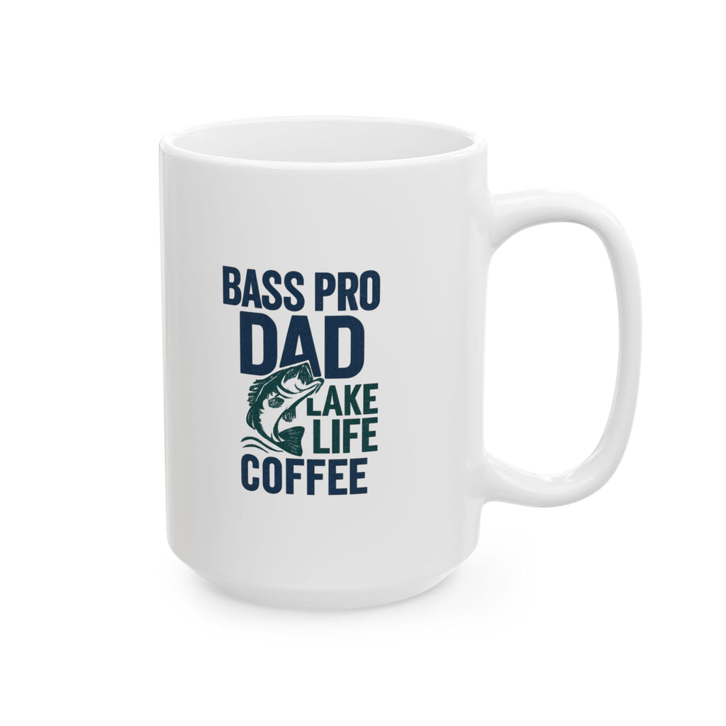 Bass Pro Dad Lake Life Coffee Coffee Mug | Gift for Dad | Ceramic Mug
