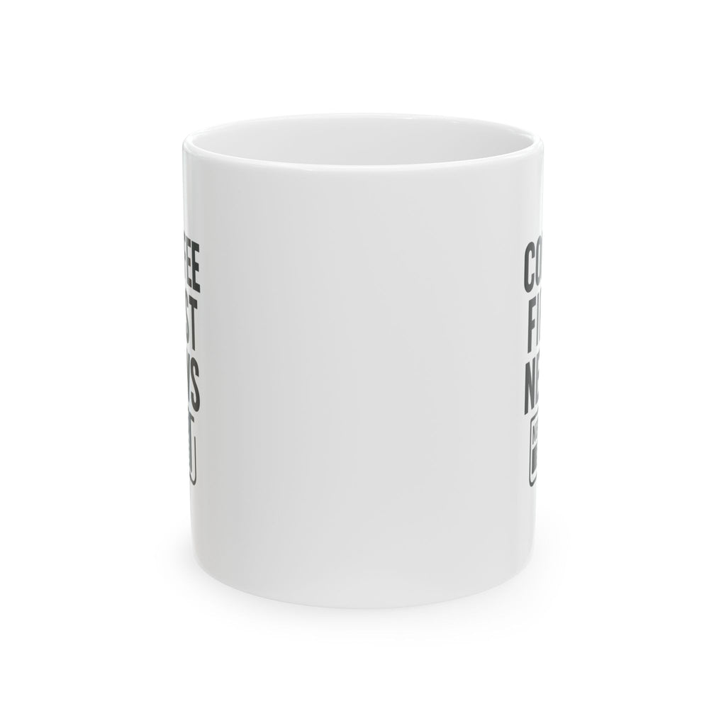 Reporter Coffee First News Later Coffee Mug | Coffee Lover Gift | Ceramic Mug