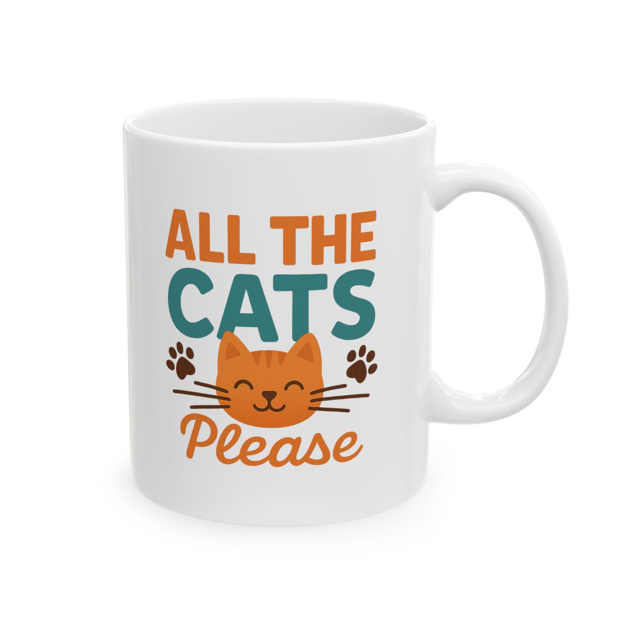 Cat Math One More Never Hurt Coffee Mug | Funny Cat Mom Gift | Ceramic Mug