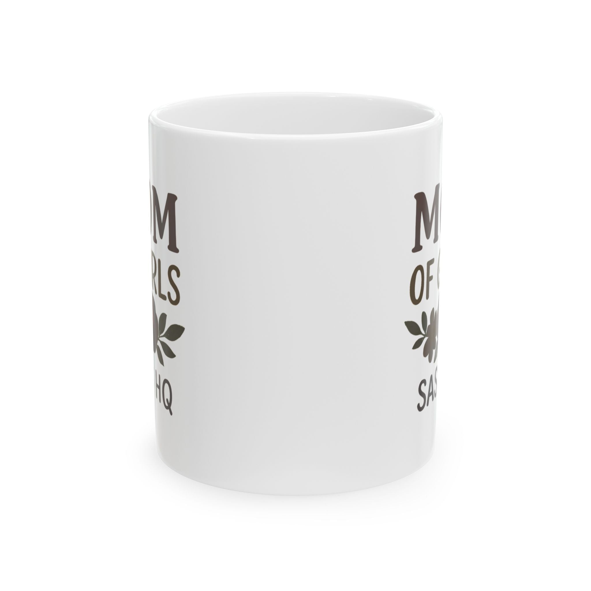 Three Girls One Mom Send Coffee Coffee Mug | Funny Girl Mom Gift | Ceramic Mug