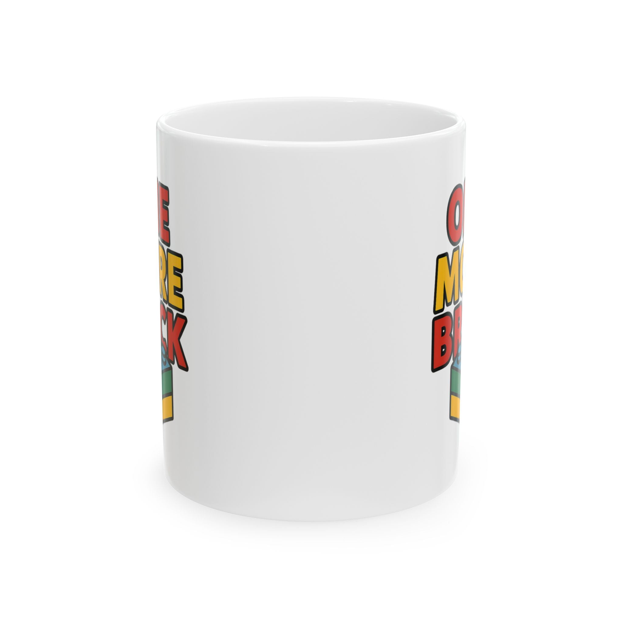 Lego Builder One More Brick One More Sip Coffee Mug | Unique Gift | Ceramic Mug