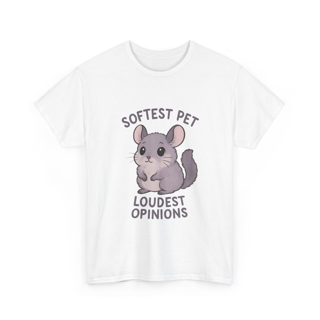 Chinchilla Mom Softest Pet Loudest Opinions T-Shirt