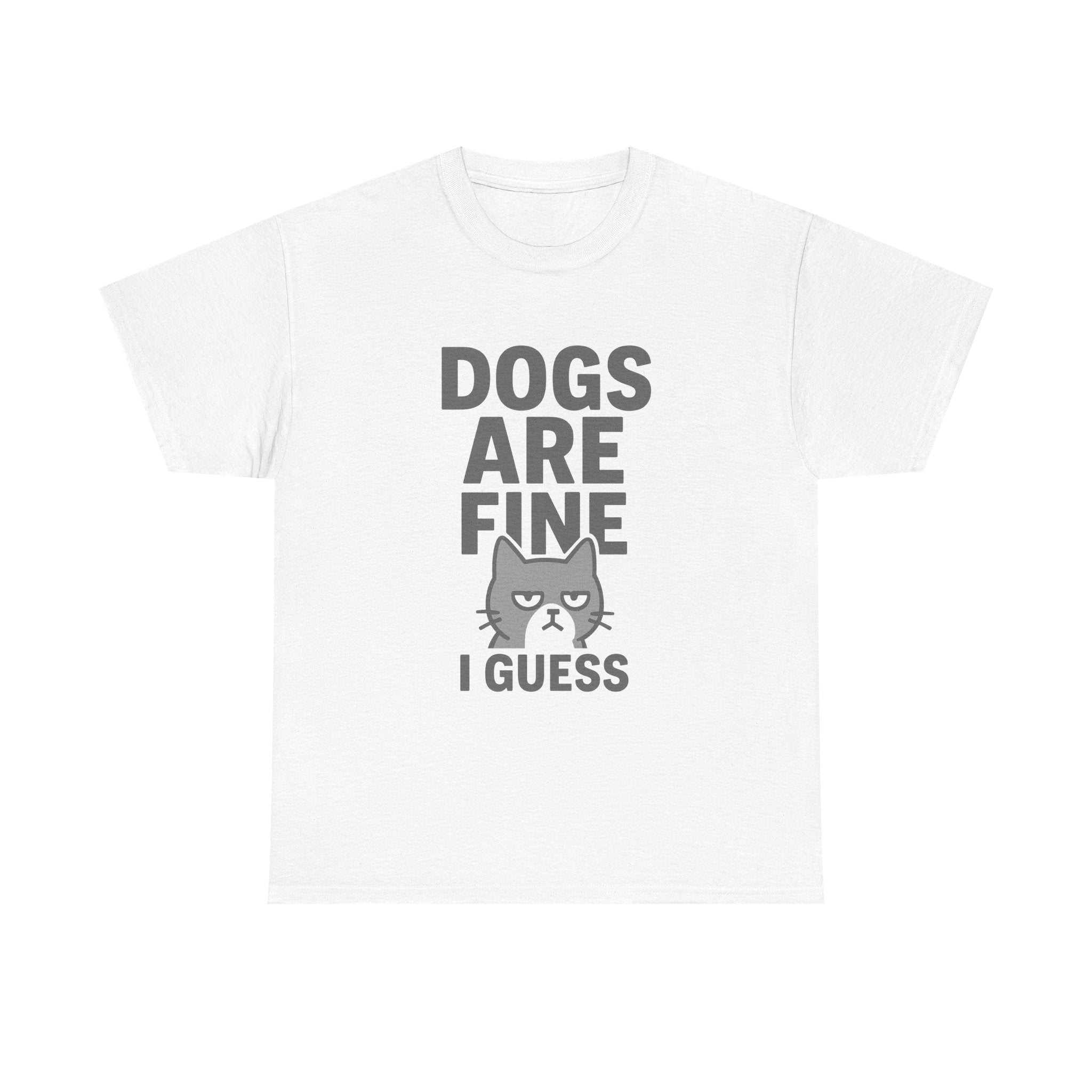 Cat Person Dogs Are Fine I Guess T-Shirt | Cat Lover Gift | Graphic Tee