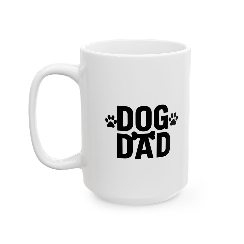 Dog Dad Paw Print Coffee Mug | Dog Lover Gift | Ceramic Mug