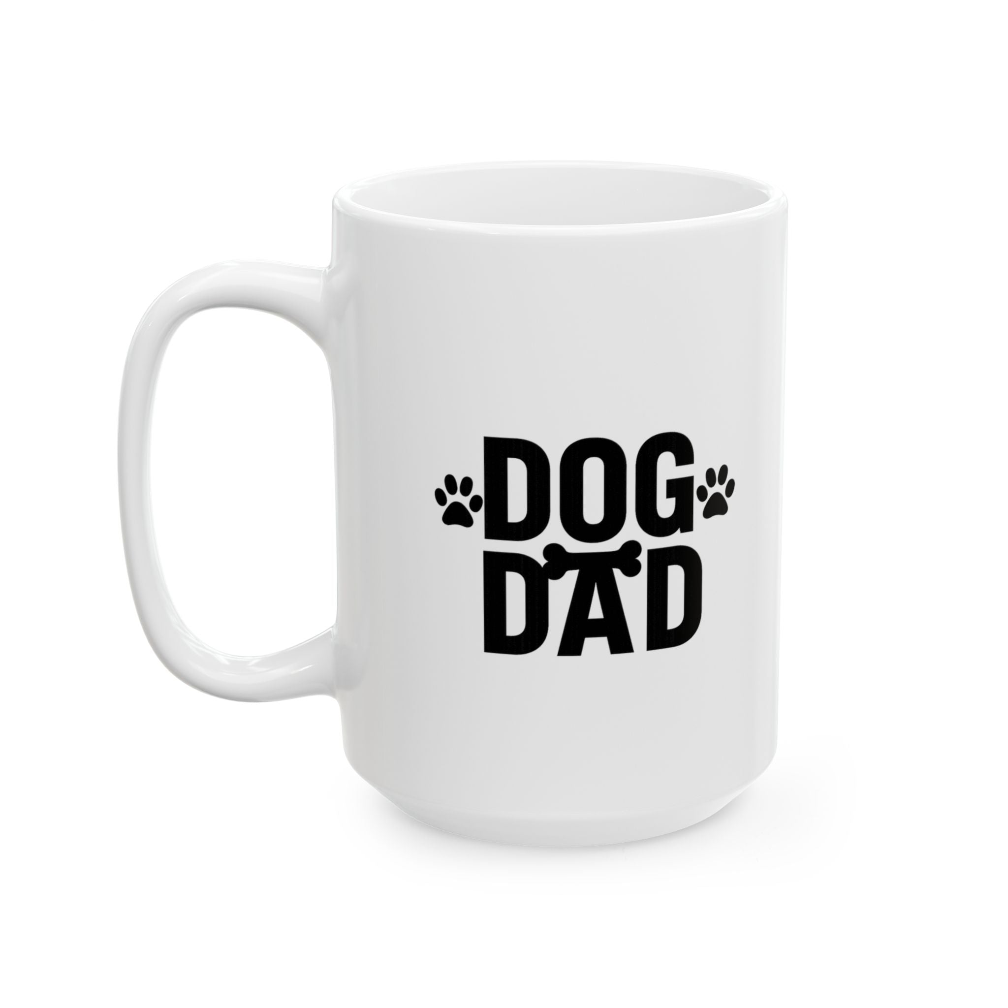 Dog Dad Paw Print Coffee Mug | Dog Lover Gift | Ceramic Mug