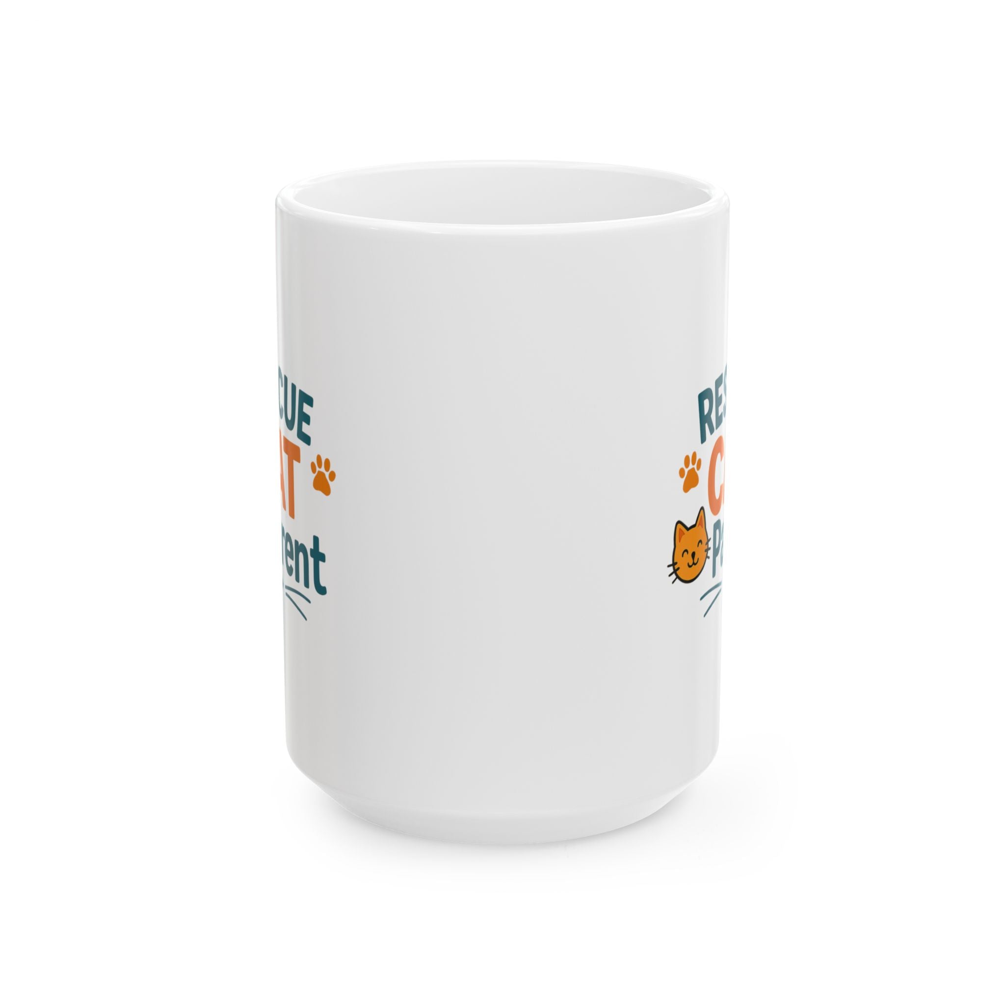 Rescue Cats Have The Best Personalities Coffee Mug | Cat Adoption Gift | Ceramic Mug