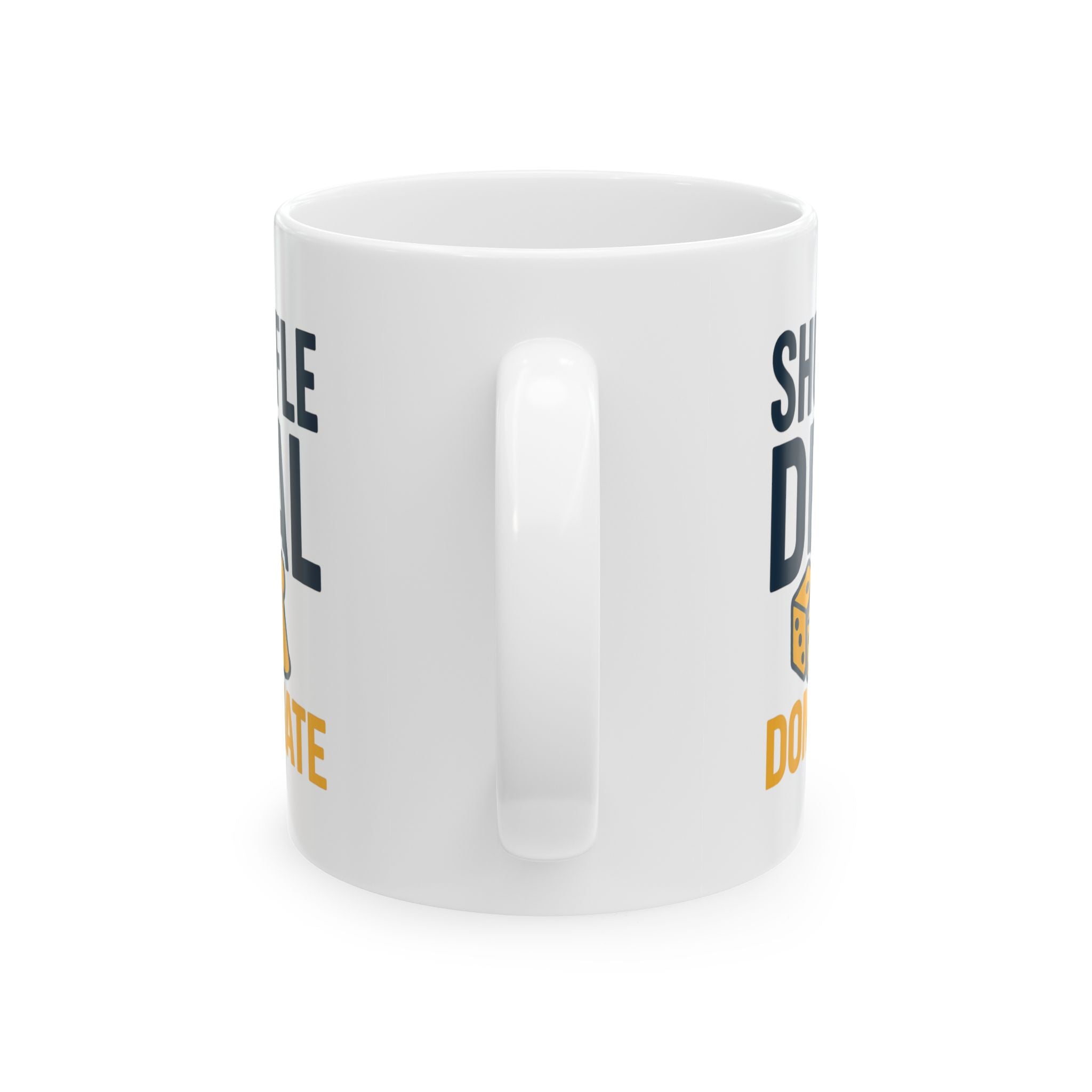 Board Game Night Host Shuffle Deal Dominate Coffee Mug | Unique Gift | Ceramic Mug
