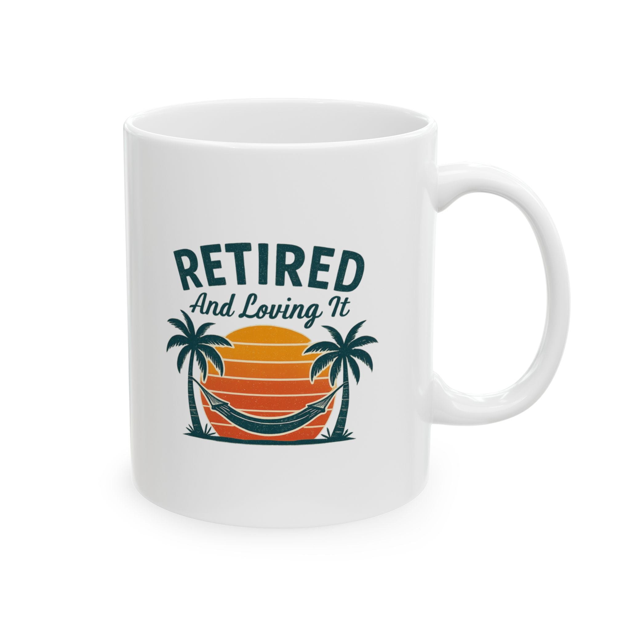 Retired And Loving It Retirement Coffee Mug | Unique Gift | Ceramic Mug