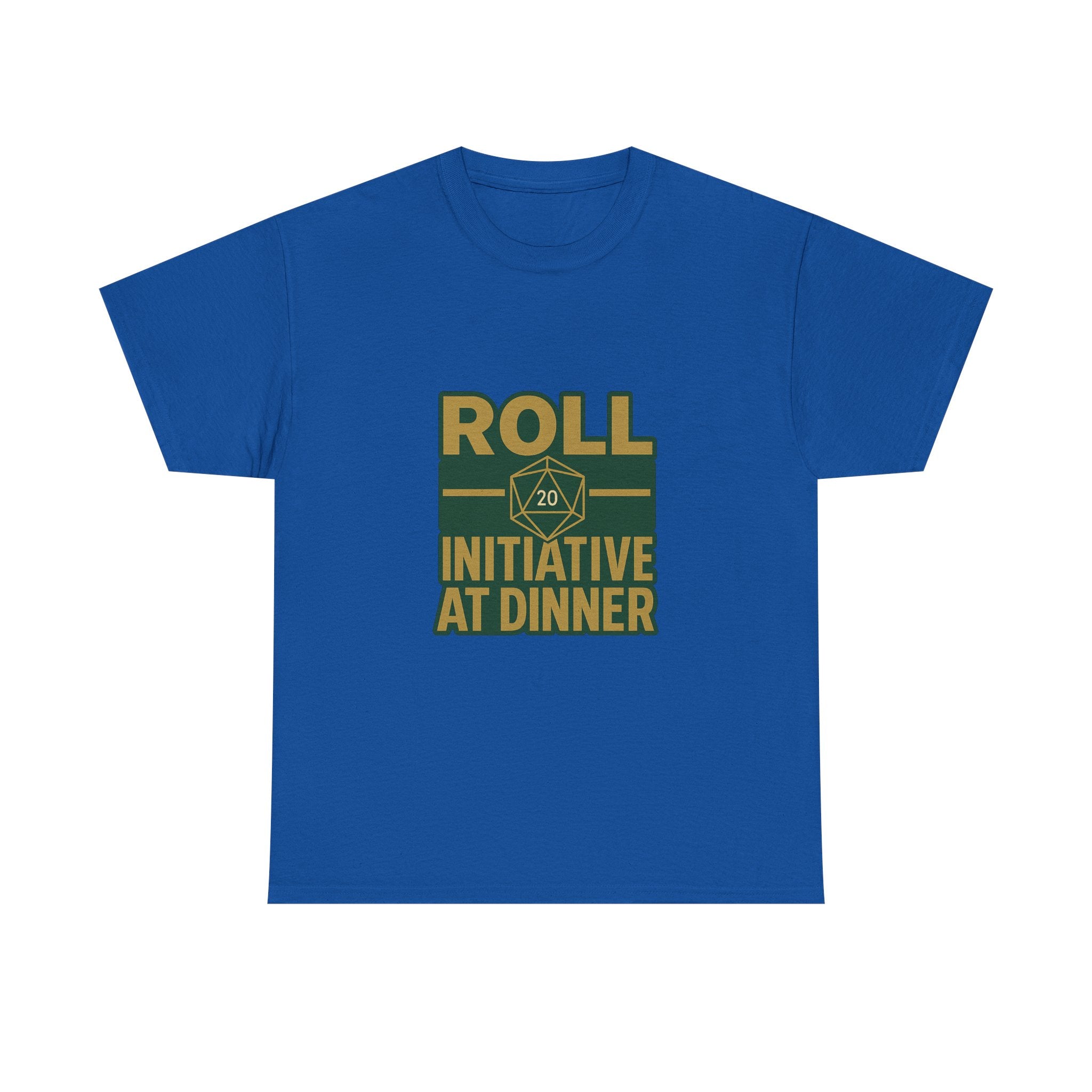 Board Game Nerd Roll Initiative At Dinner T-Shirt | Unique Gift | Graphic Tee