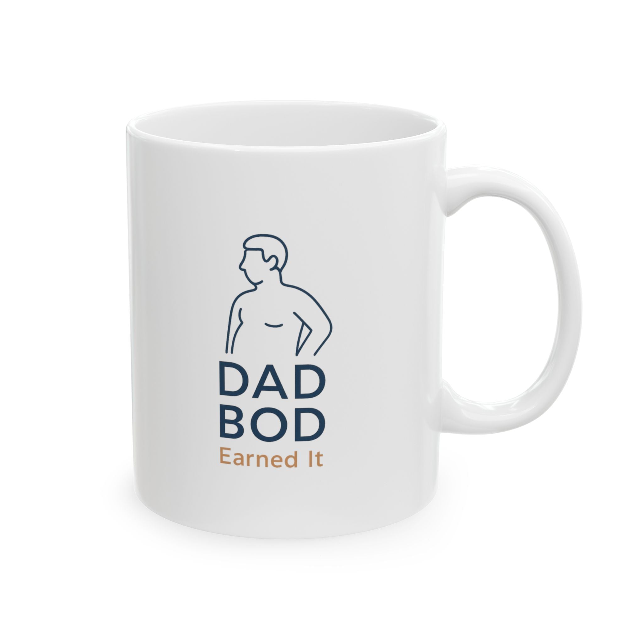Dad Bod Champion Level Coffee Mug | Funny Father Humor | Ceramic Mug