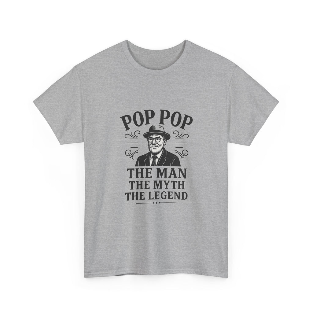 Pop Pop The Man The Myth Grandfather T-Shirt | Unique Gift | Graphic Tee