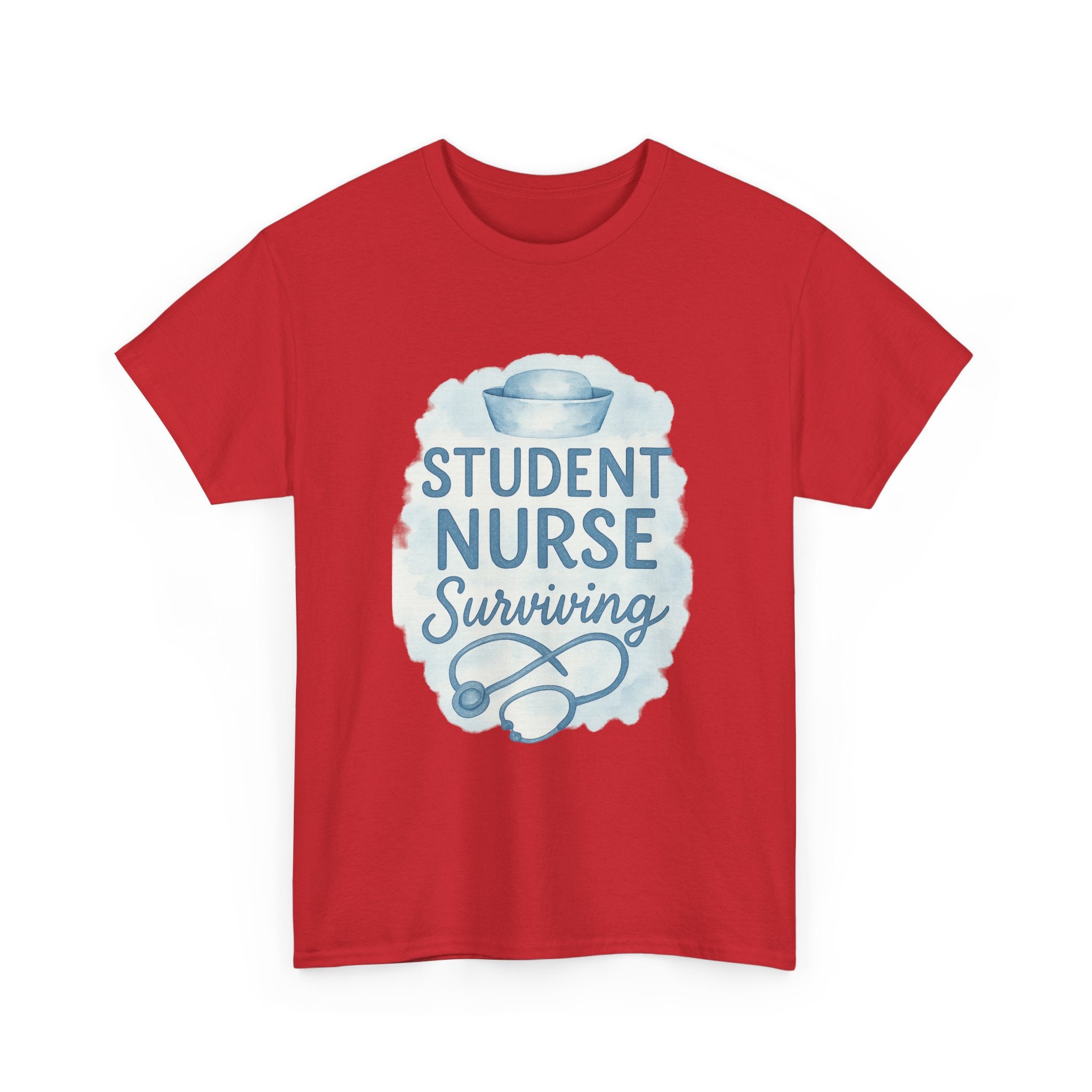 Nursing Student Powered By Caffeine And Textbooks T-Shirt | Nursing Student Gift | Graphic Tee